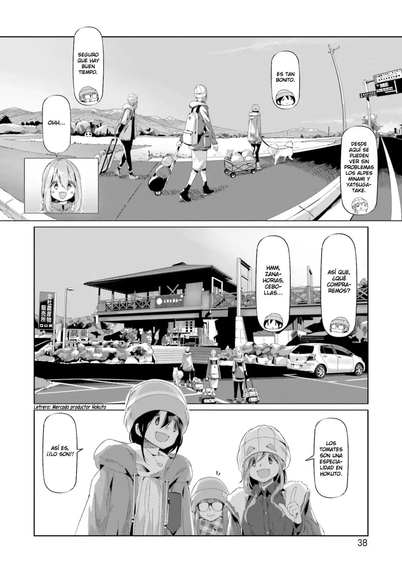 Yurucamp capítulo 65, página 11