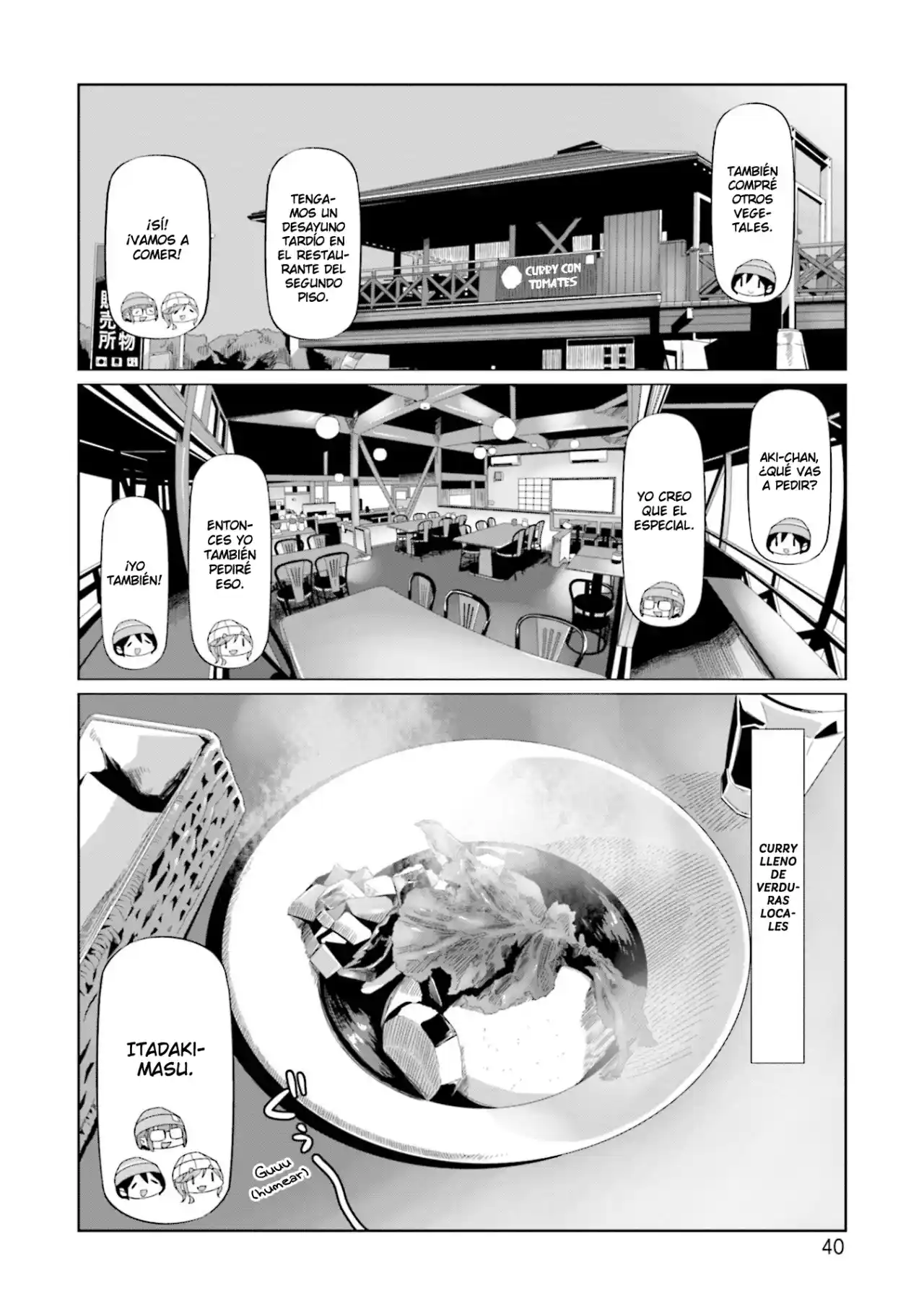 Yurucamp capítulo 65, página 13