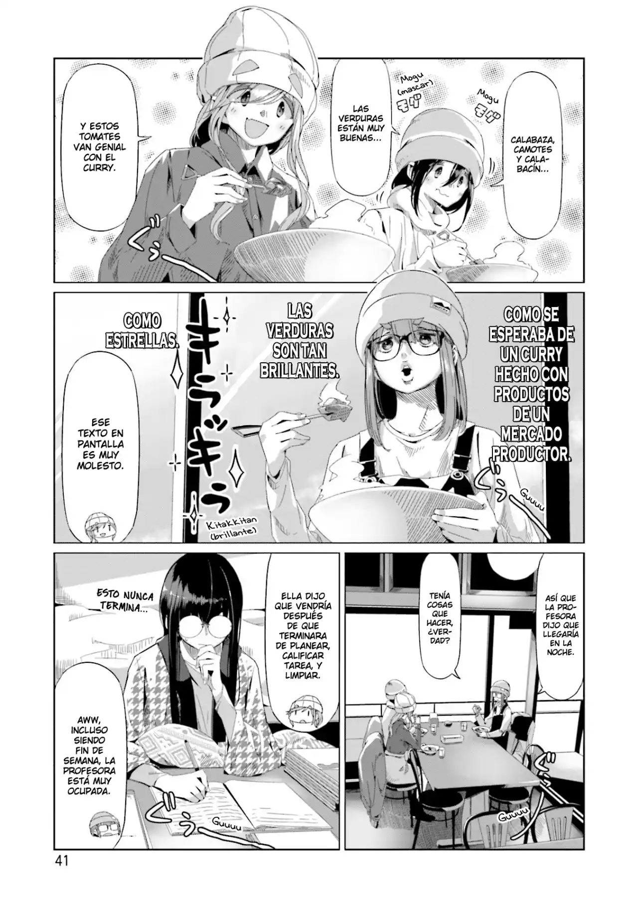 Yurucamp capítulo 65, página 14