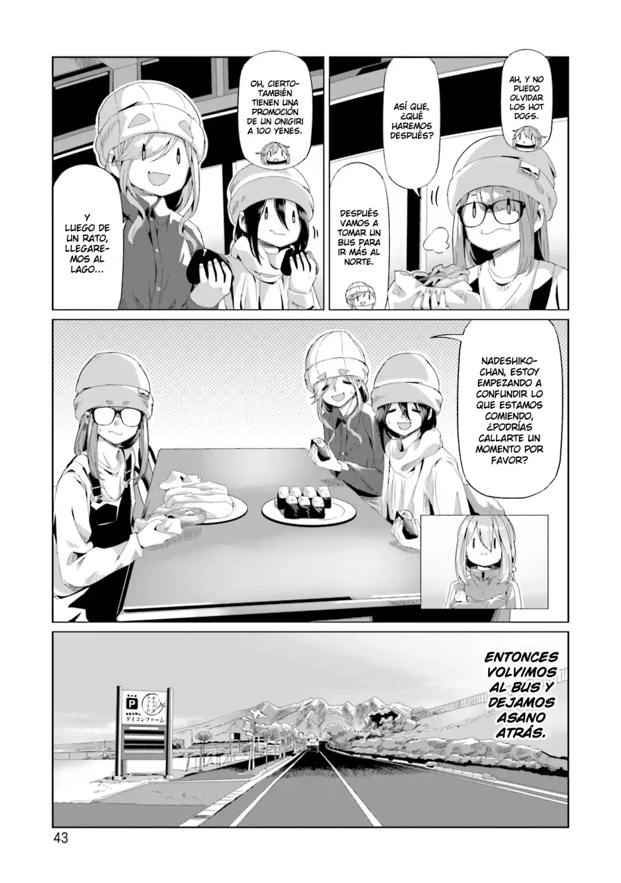 Yurucamp capítulo 65, página 16