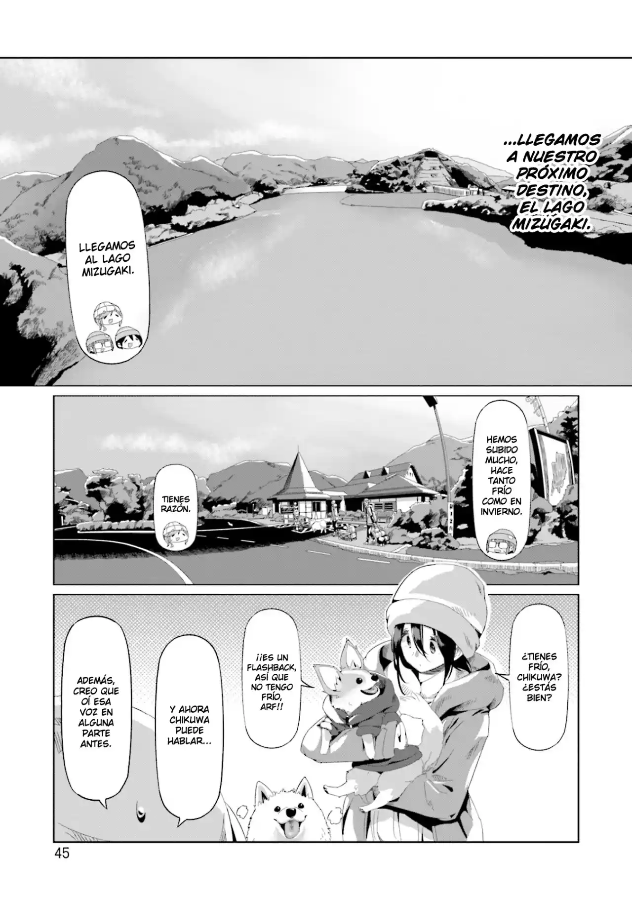 Yurucamp capítulo 65, página 18