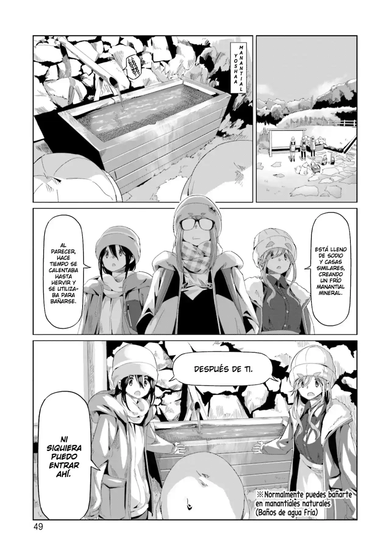 Yurucamp capítulo 65, página 22