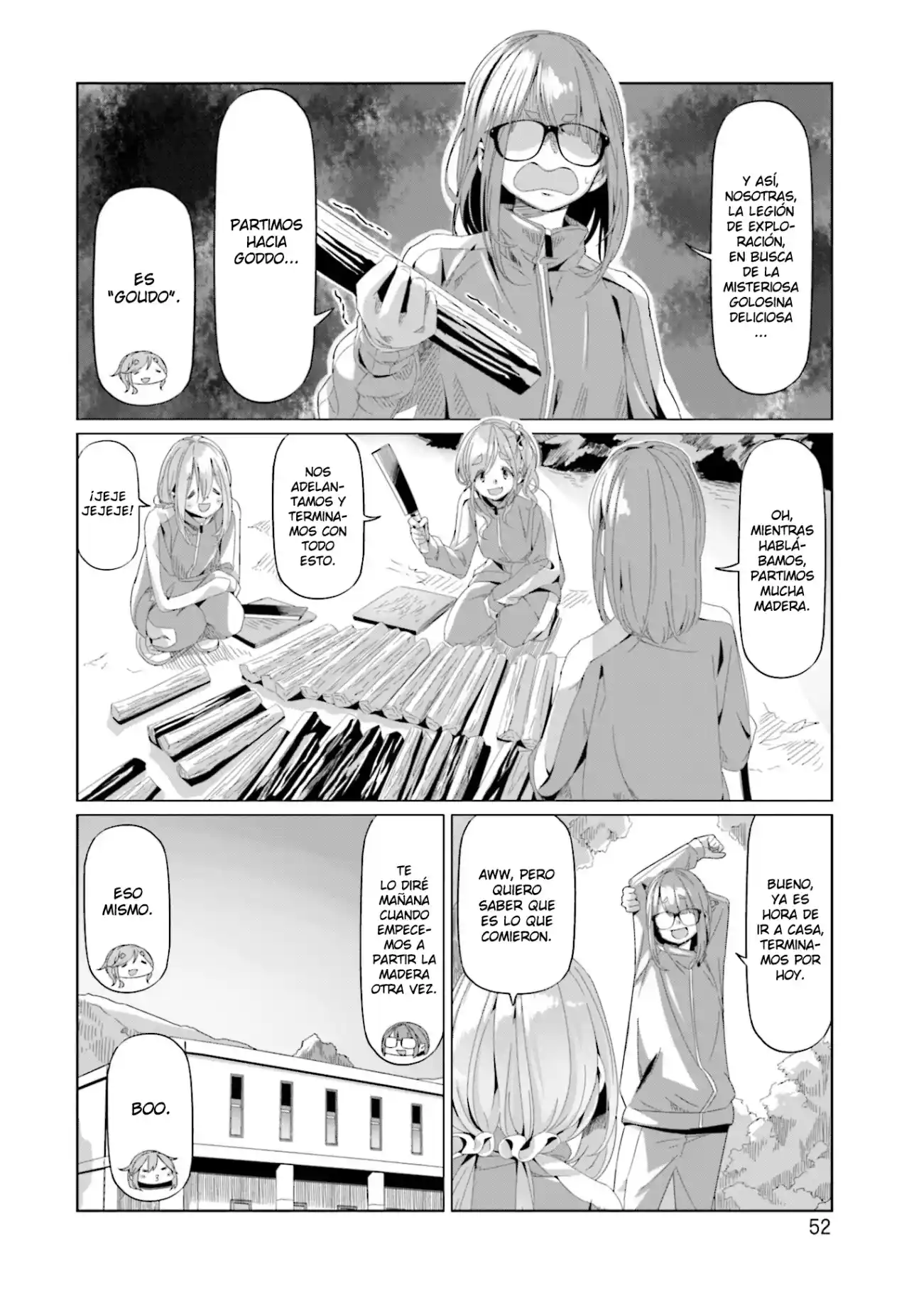 Yurucamp capítulo 65, página 25