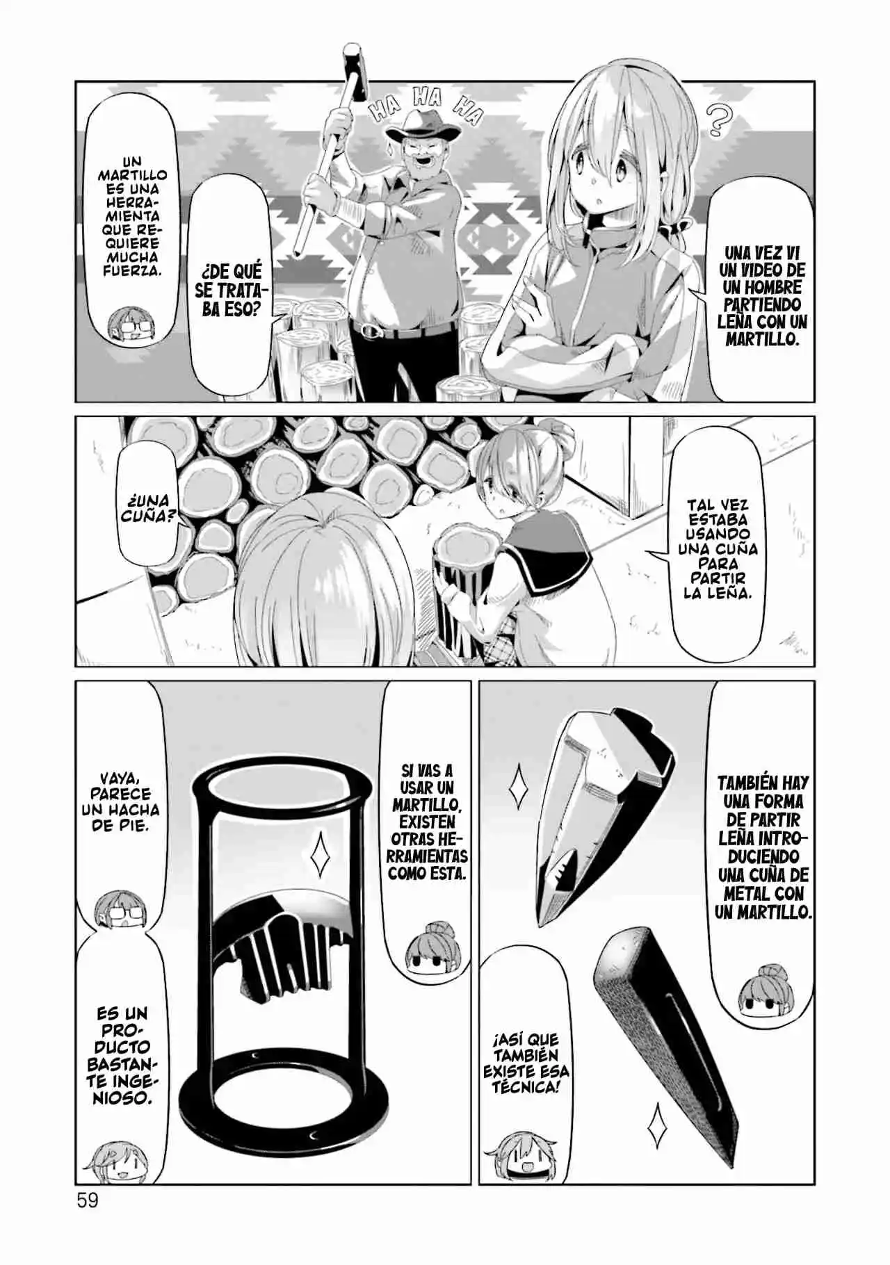 Yurucamp capítulo 66, página 5