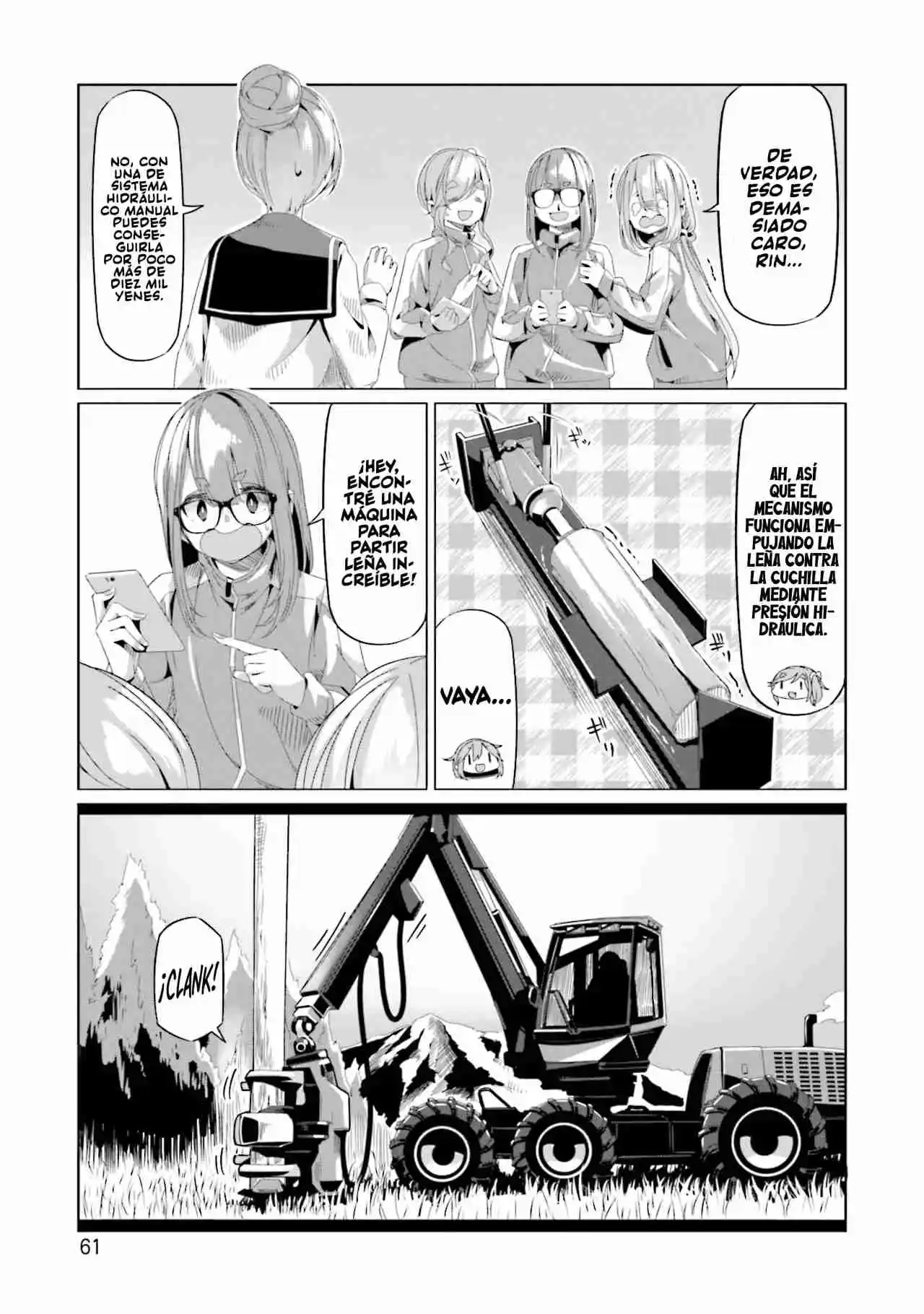 Yurucamp capítulo 66, página 7
