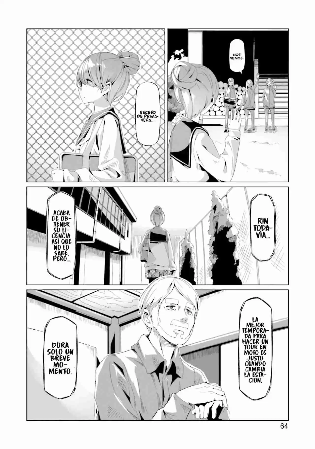 Yurucamp capítulo 66, página 10