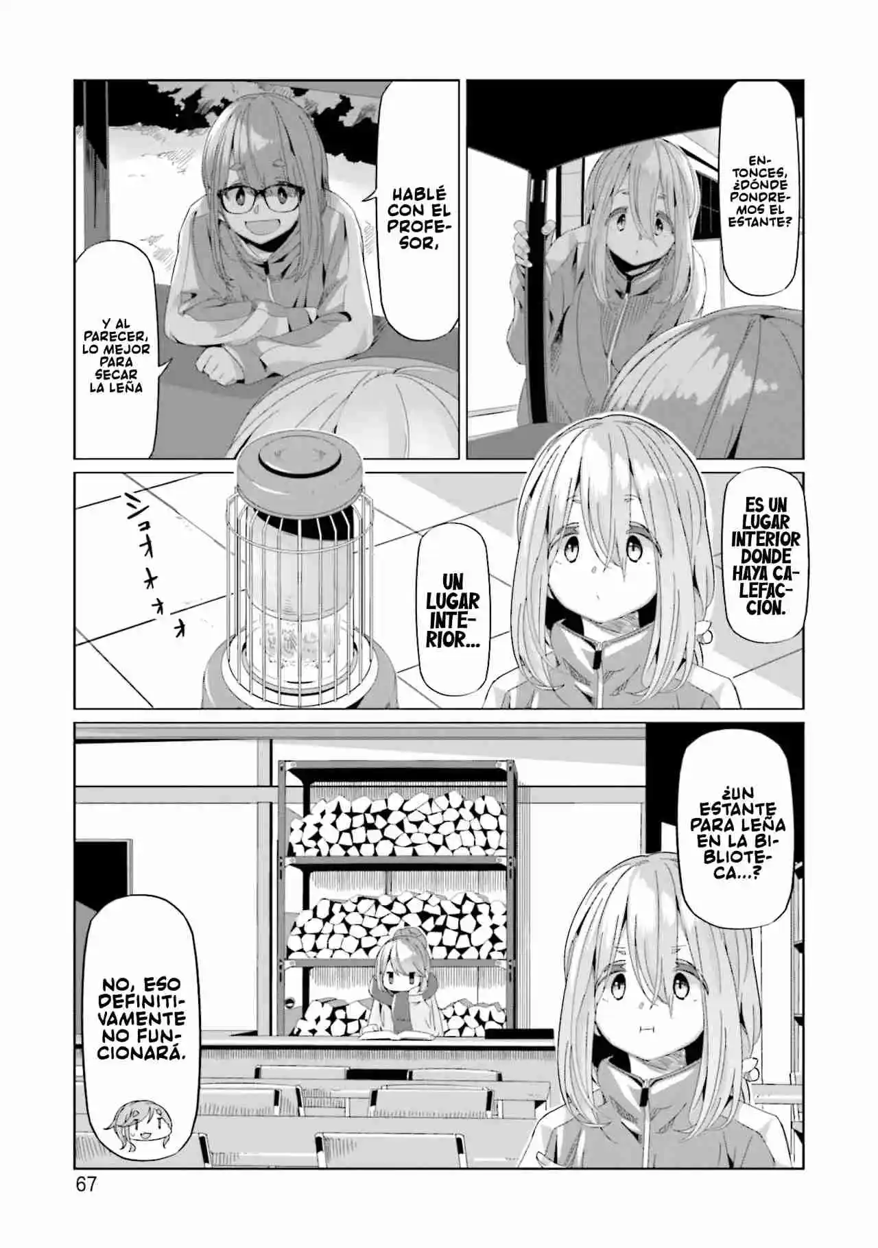 Yurucamp capítulo 66, página 13