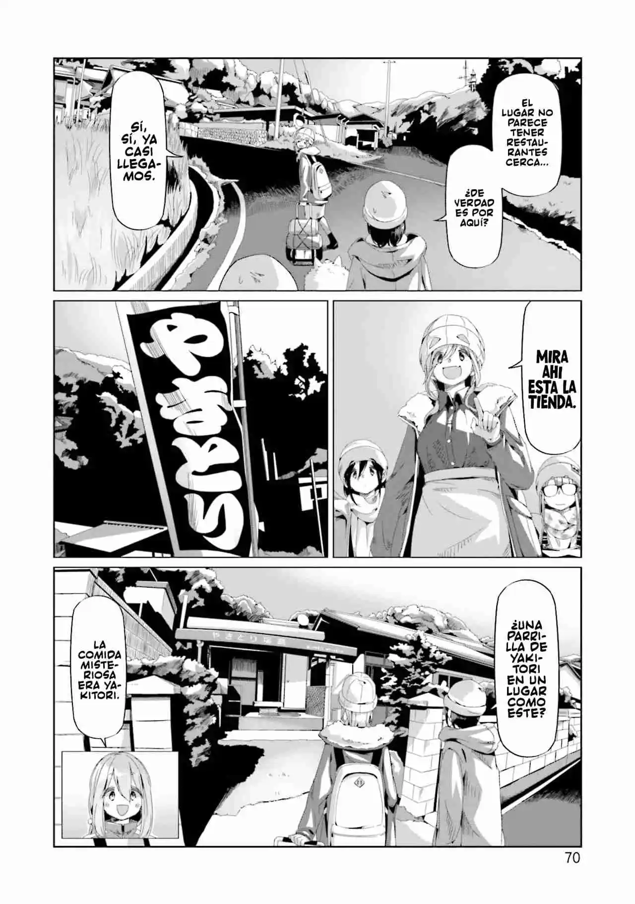 Yurucamp capítulo 66, página 16