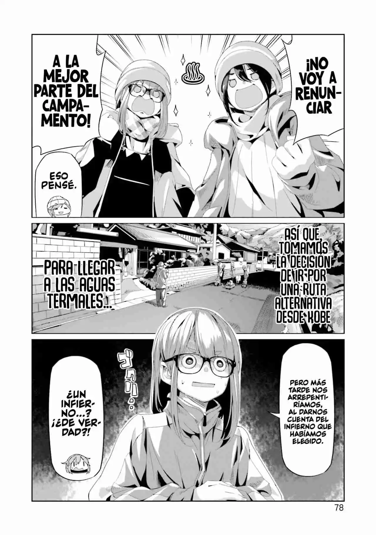Yurucamp capítulo 66, página 24