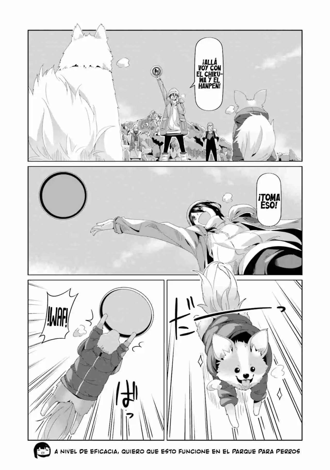 Yurucamp capítulo 67, página 2