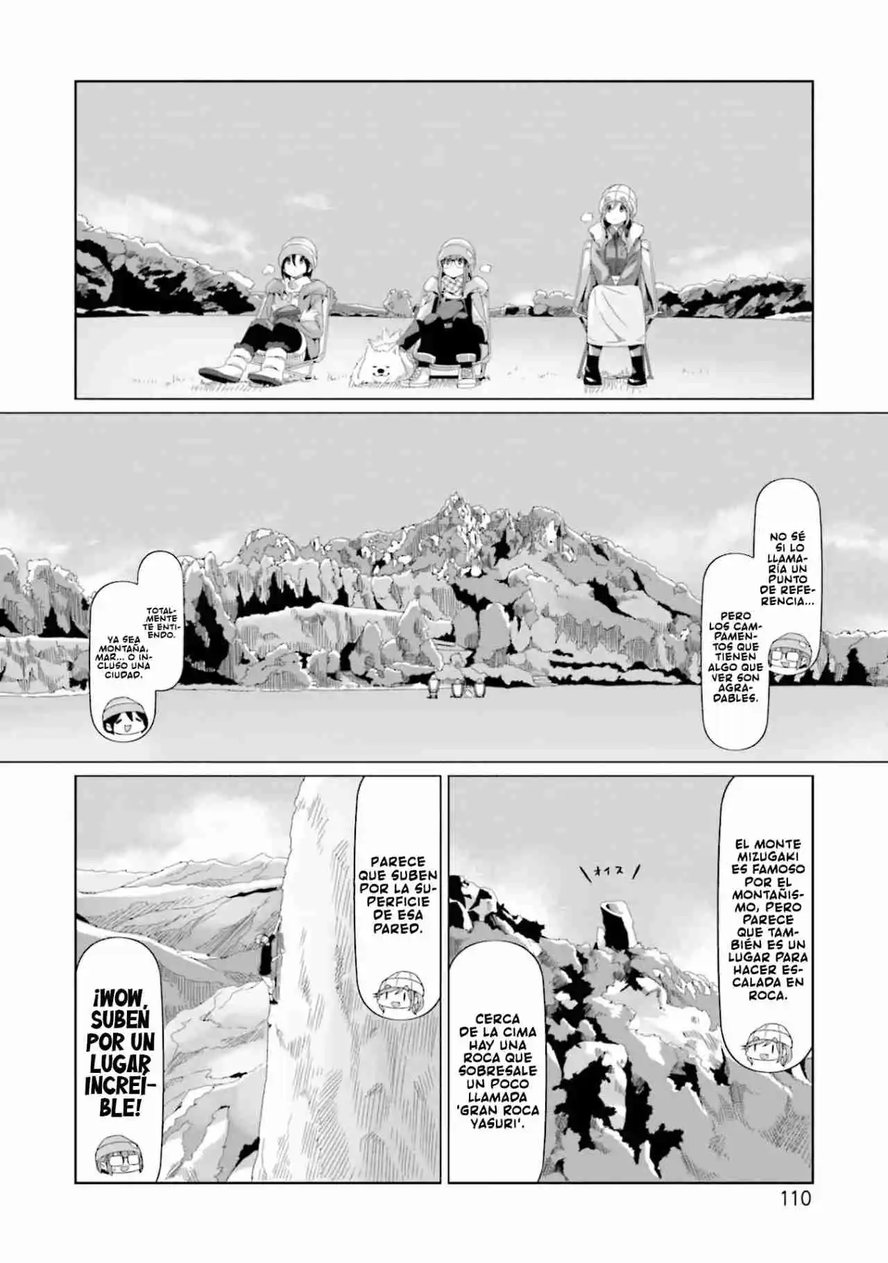 Yurucamp capítulo 67, página 5