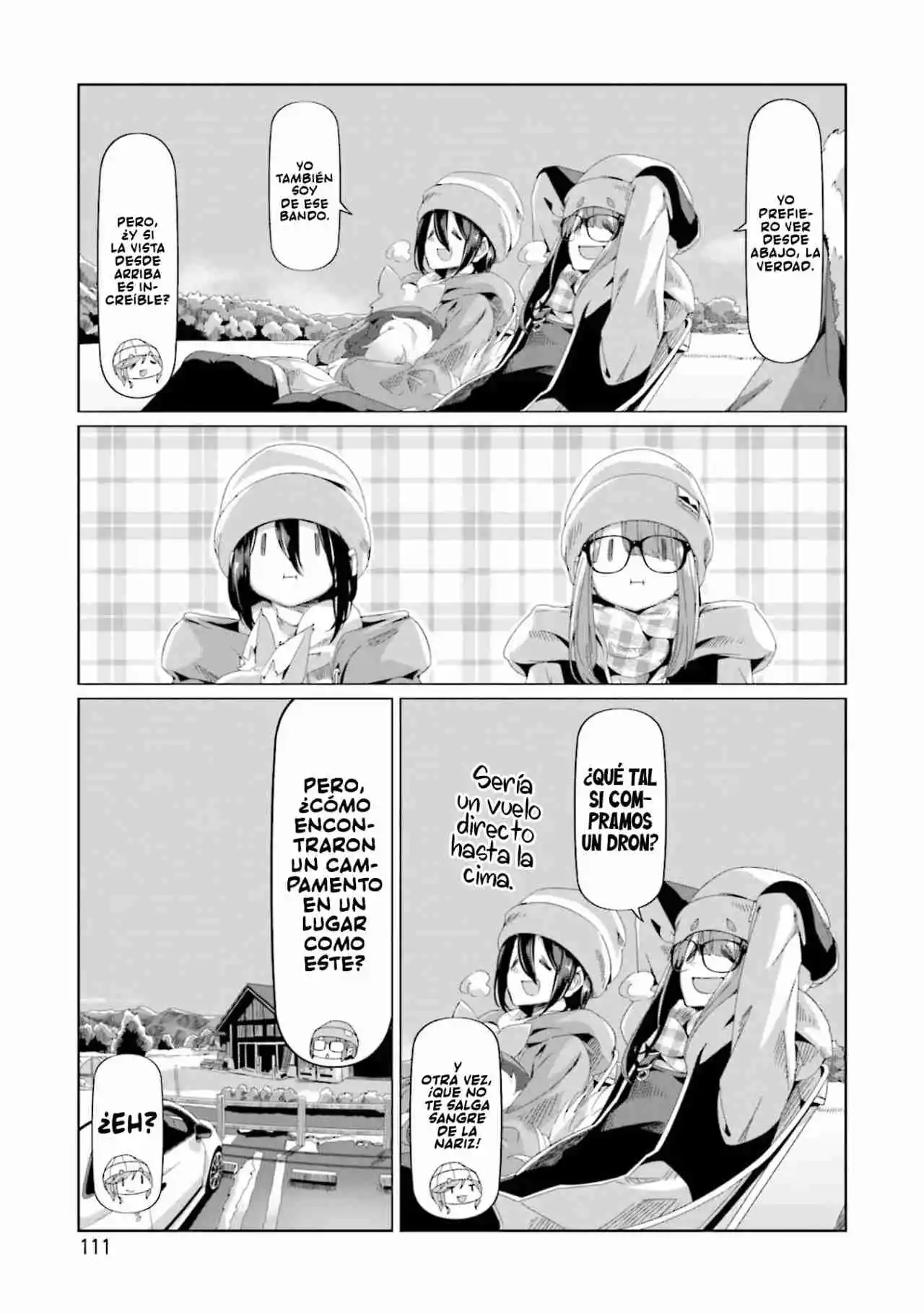 Yurucamp capítulo 67, página 6