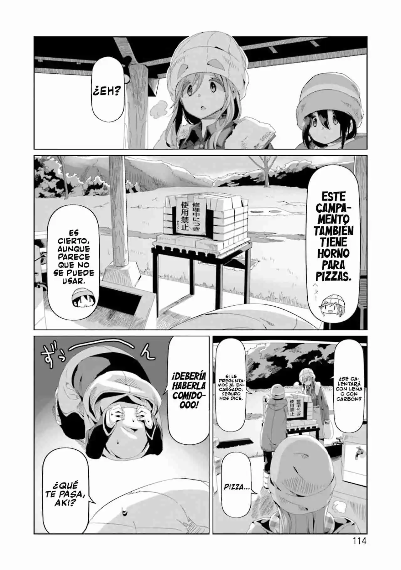 Yurucamp capítulo 67, página 9