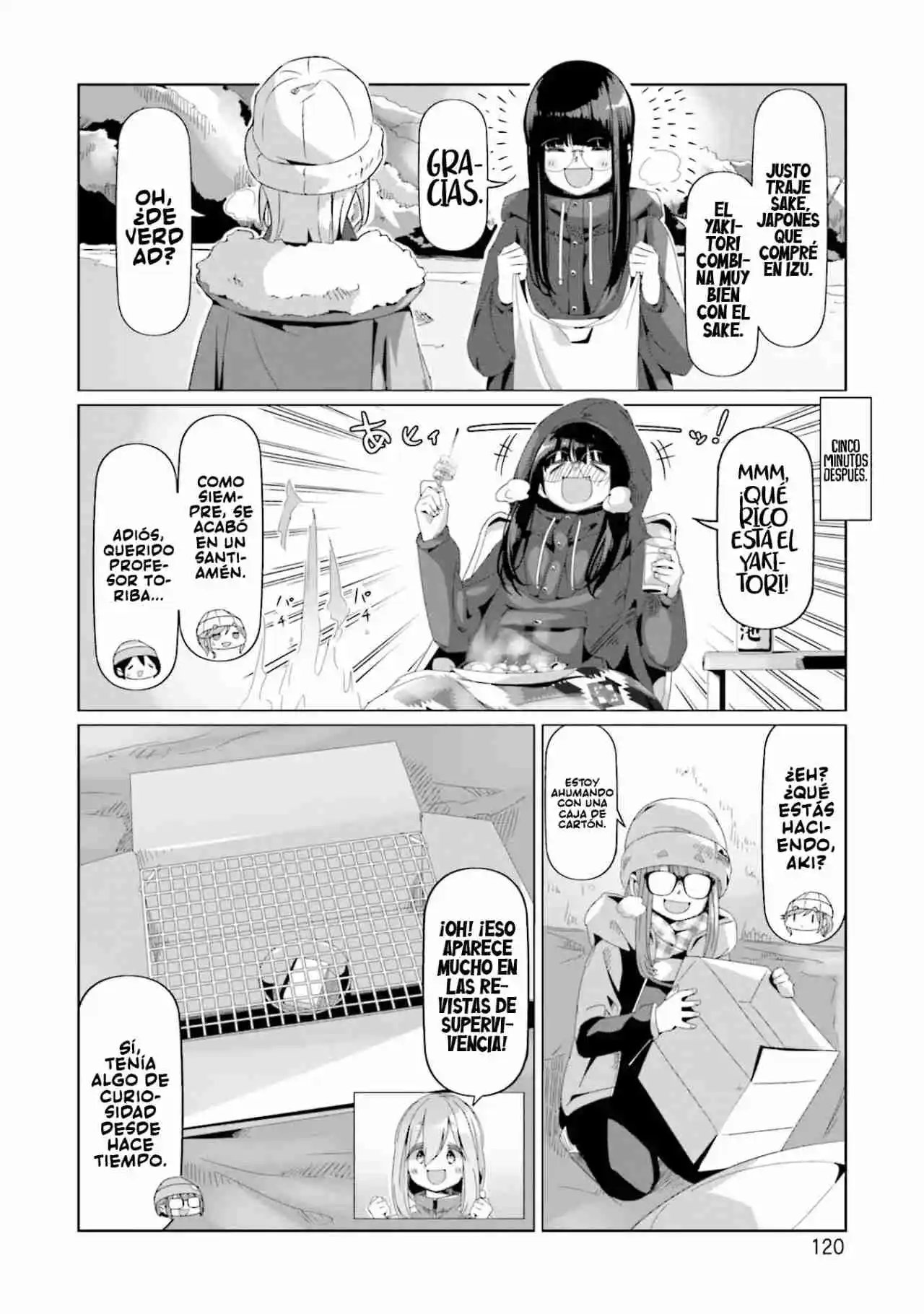 Yurucamp capítulo 67, página 15