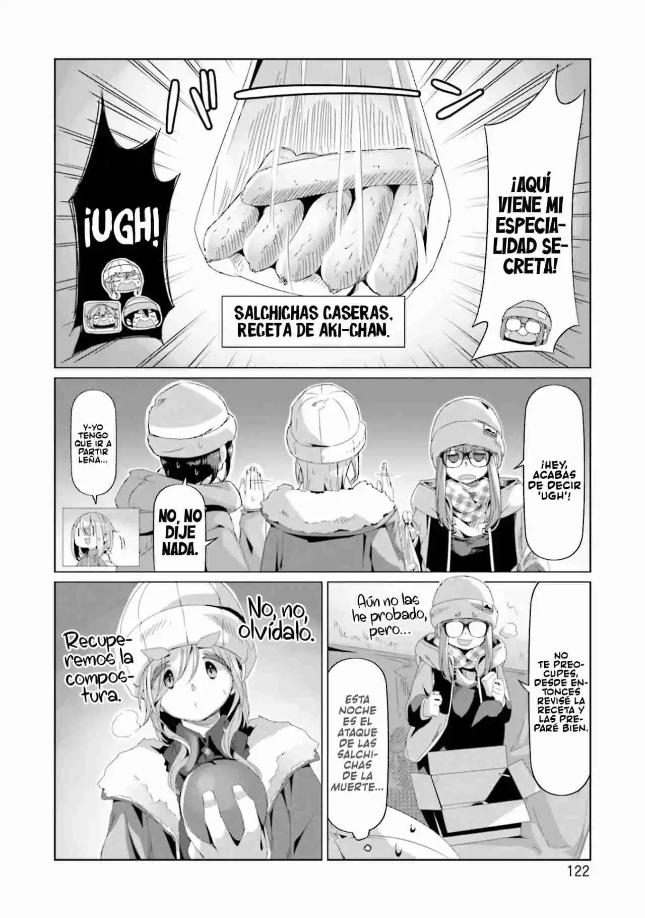 Yurucamp capítulo 67, página 17