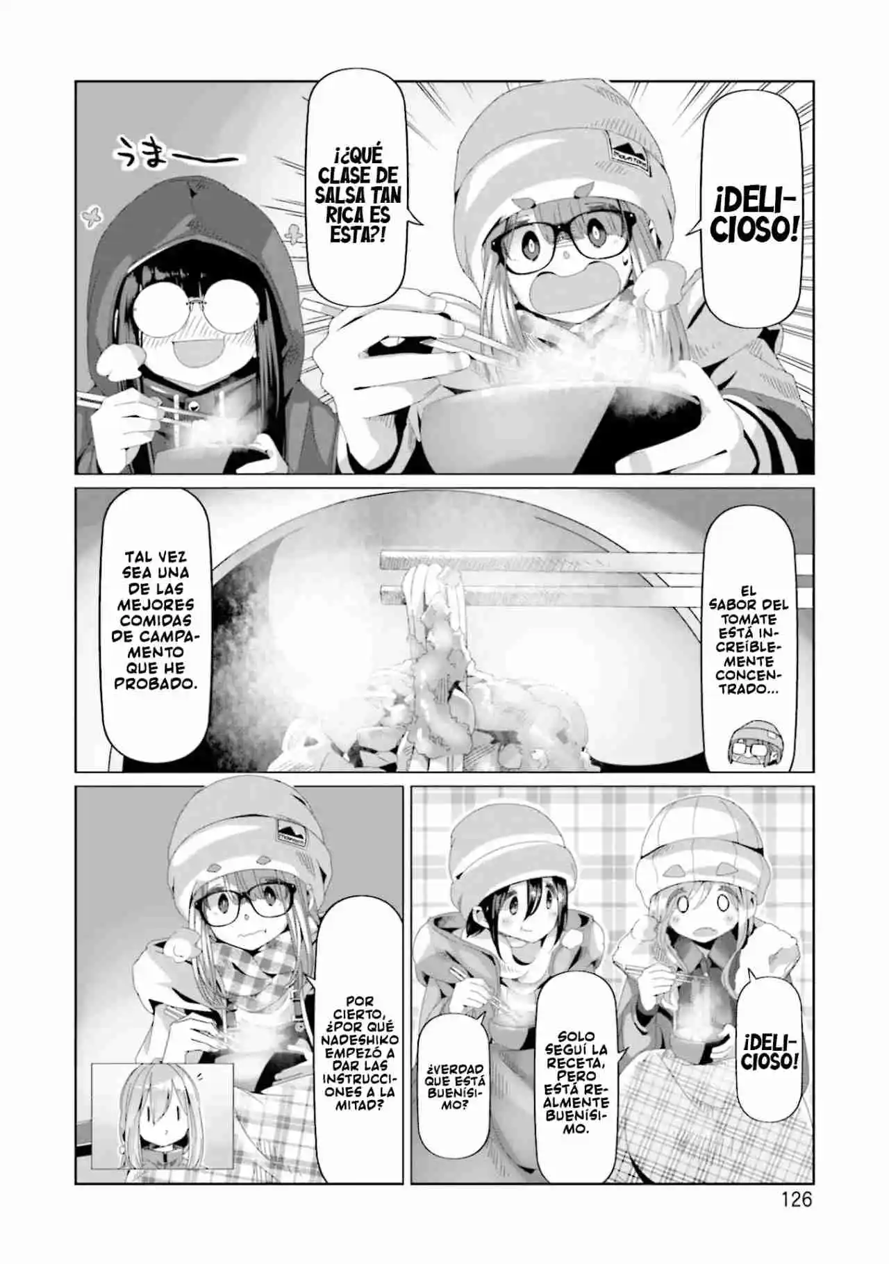 Yurucamp capítulo 67, página 21
