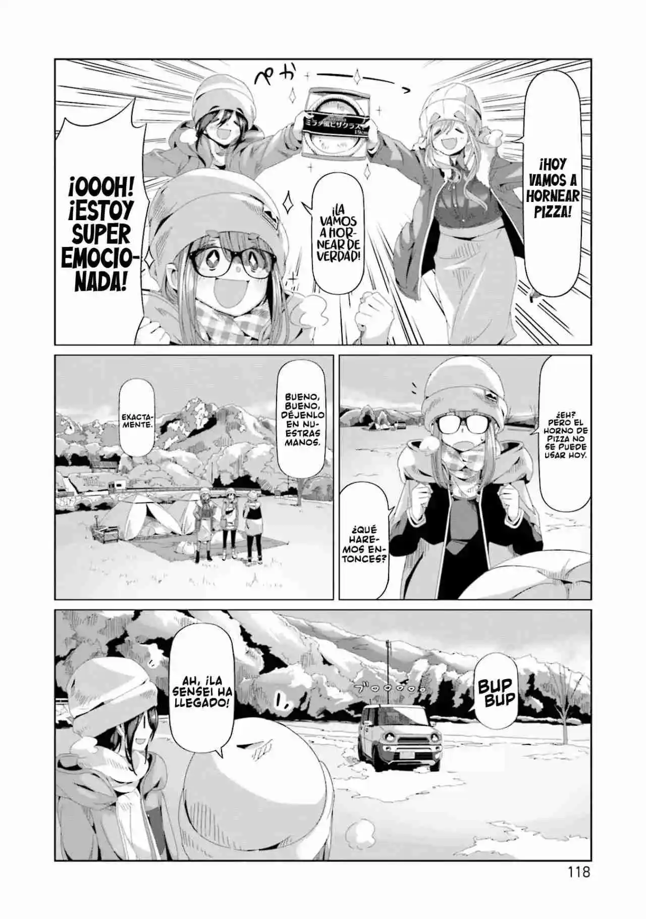 Yurucamp capítulo 68, página 14