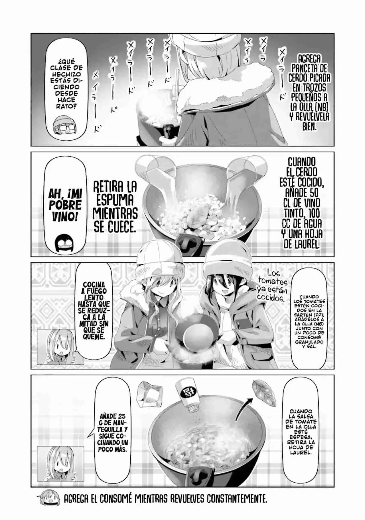 Yurucamp capítulo 68, página 20