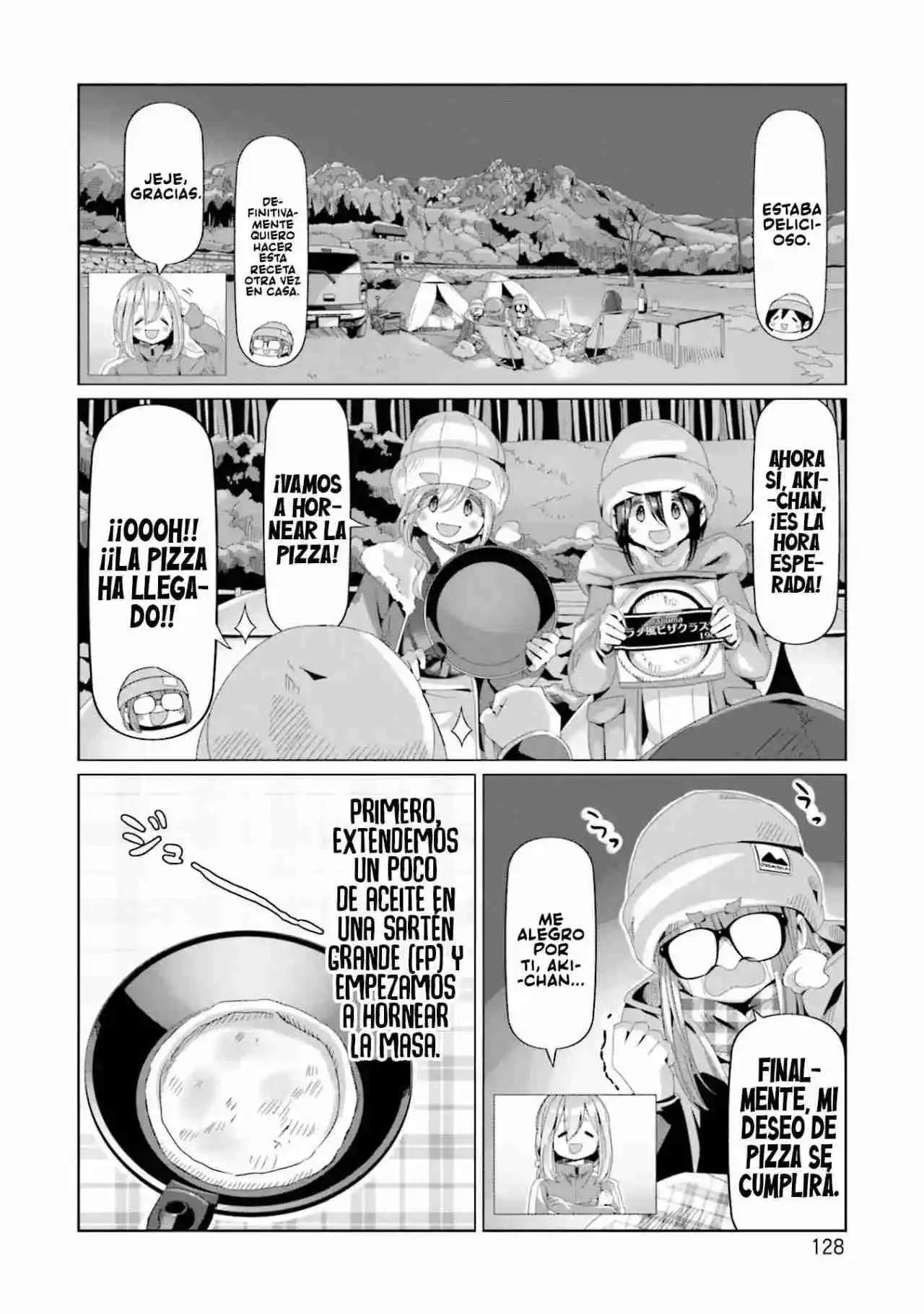 Yurucamp capítulo 68, página 24