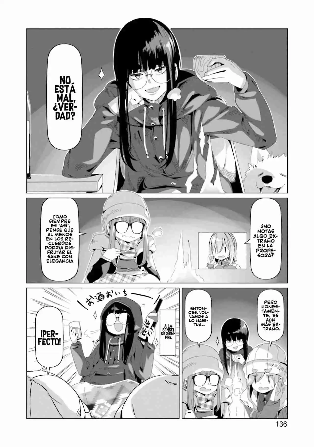 Yurucamp capítulo 69, página 6