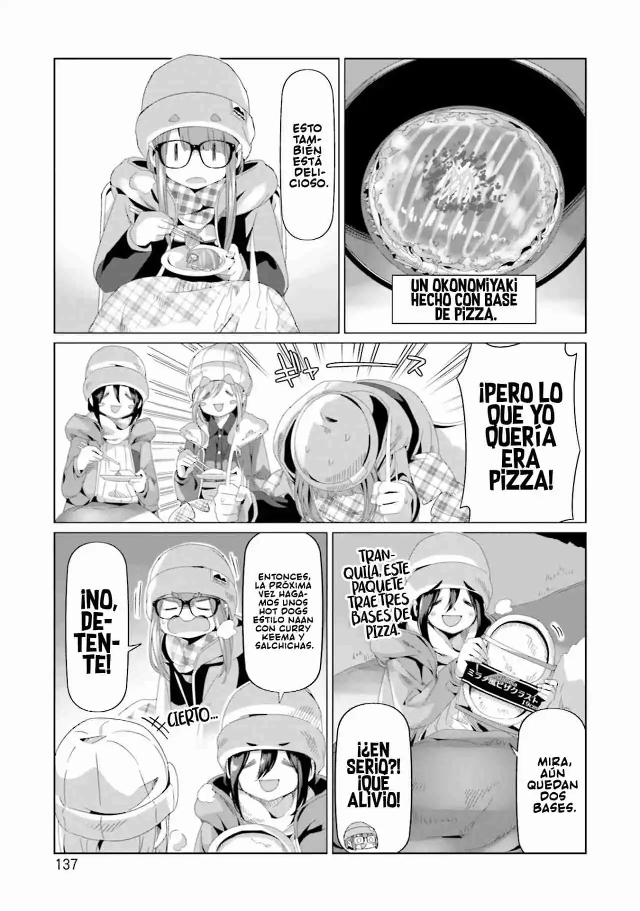 Yurucamp capítulo 69, página 7