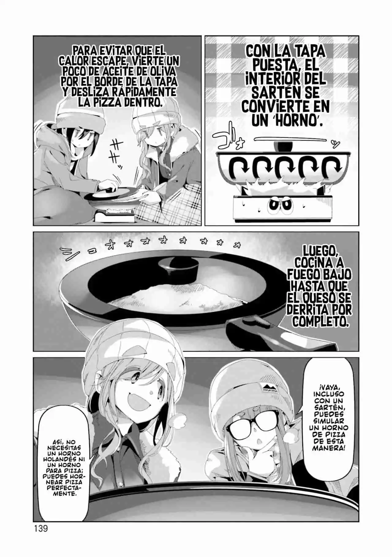 Yurucamp capítulo 69, página 9