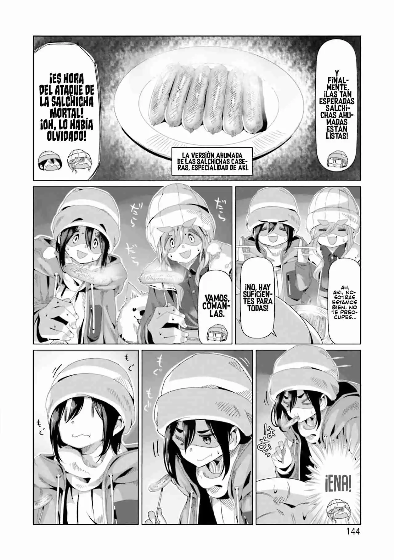 Yurucamp capítulo 69, página 14