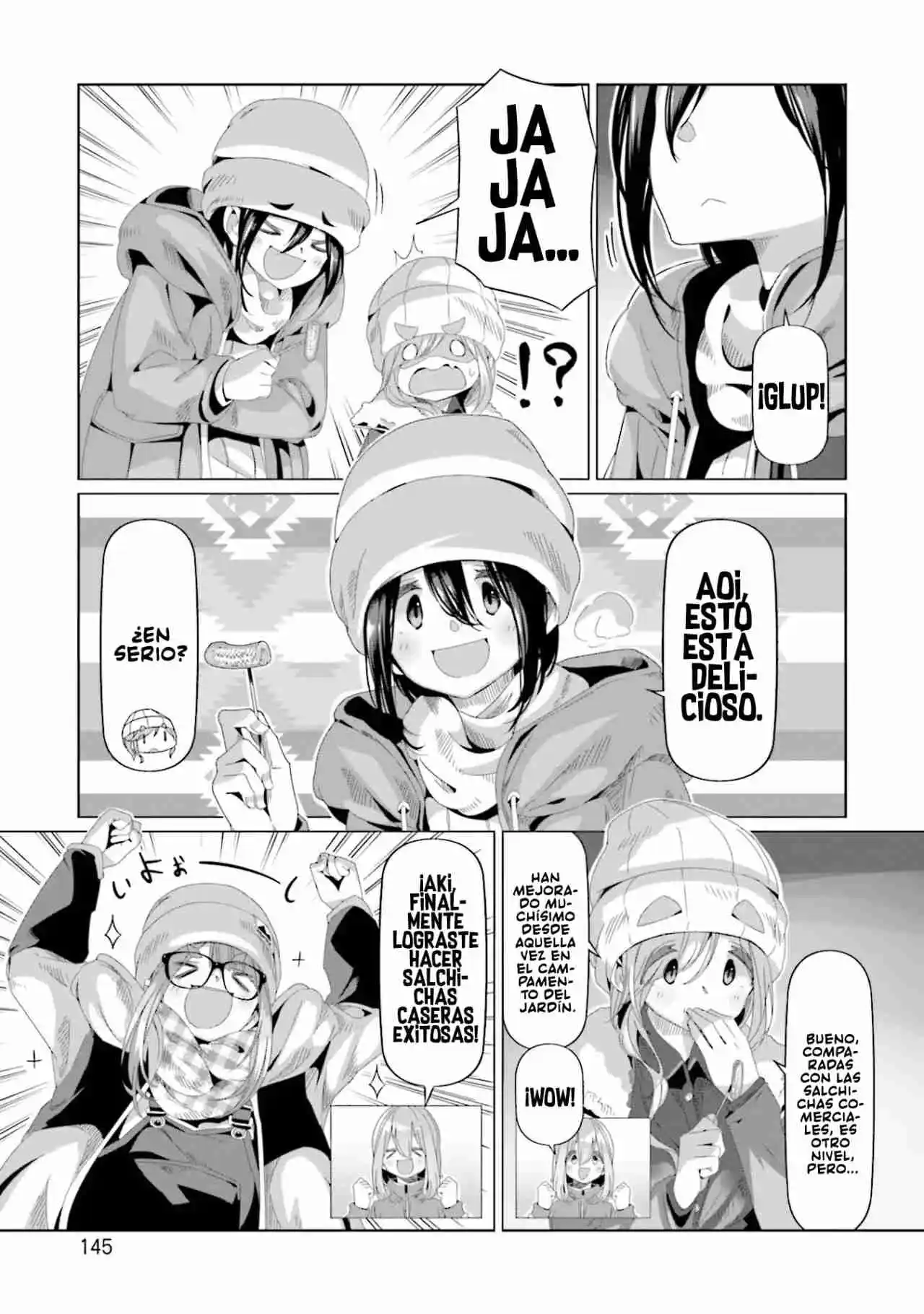 Yurucamp capítulo 69, página 15