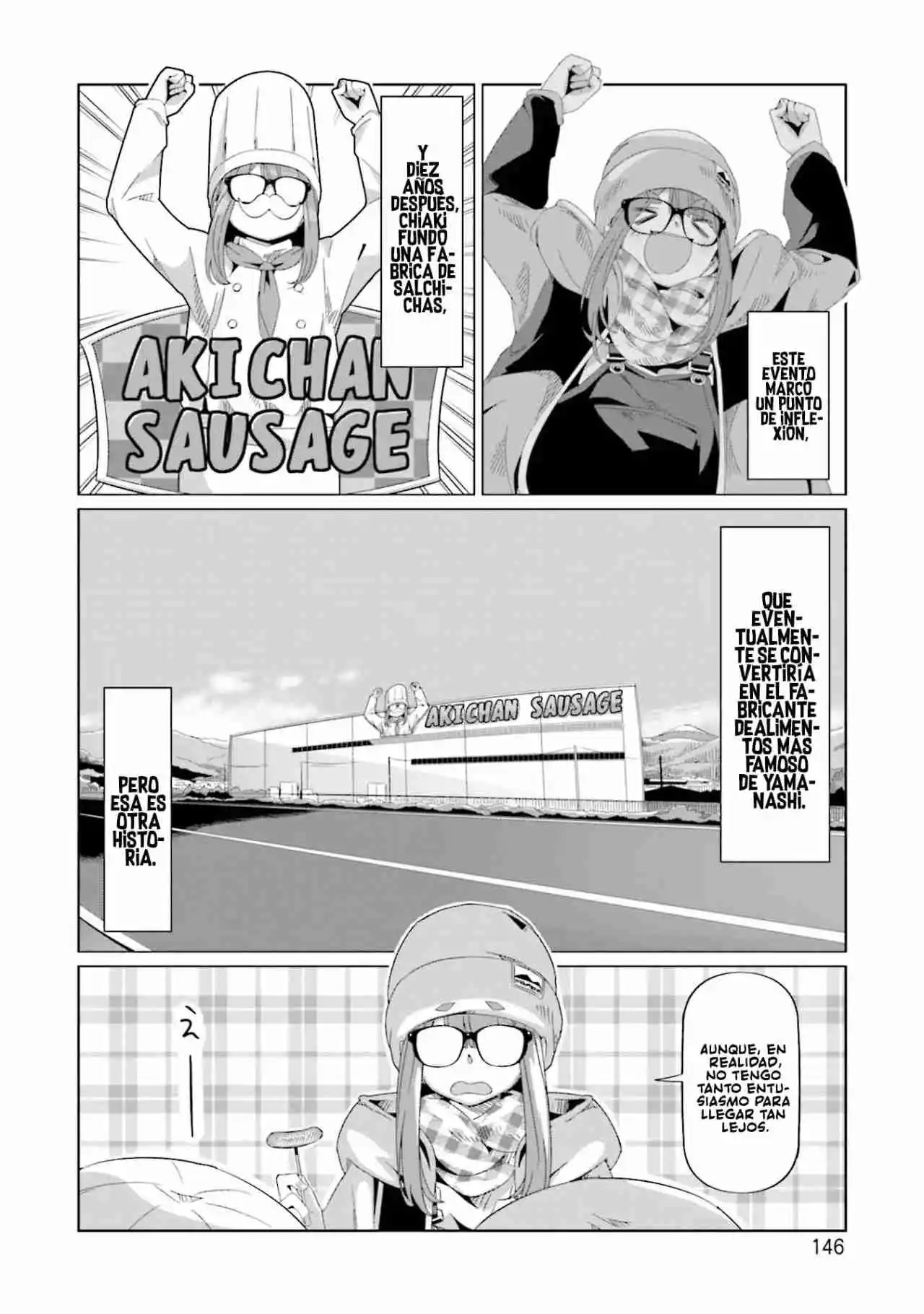 Yurucamp capítulo 69, página 16