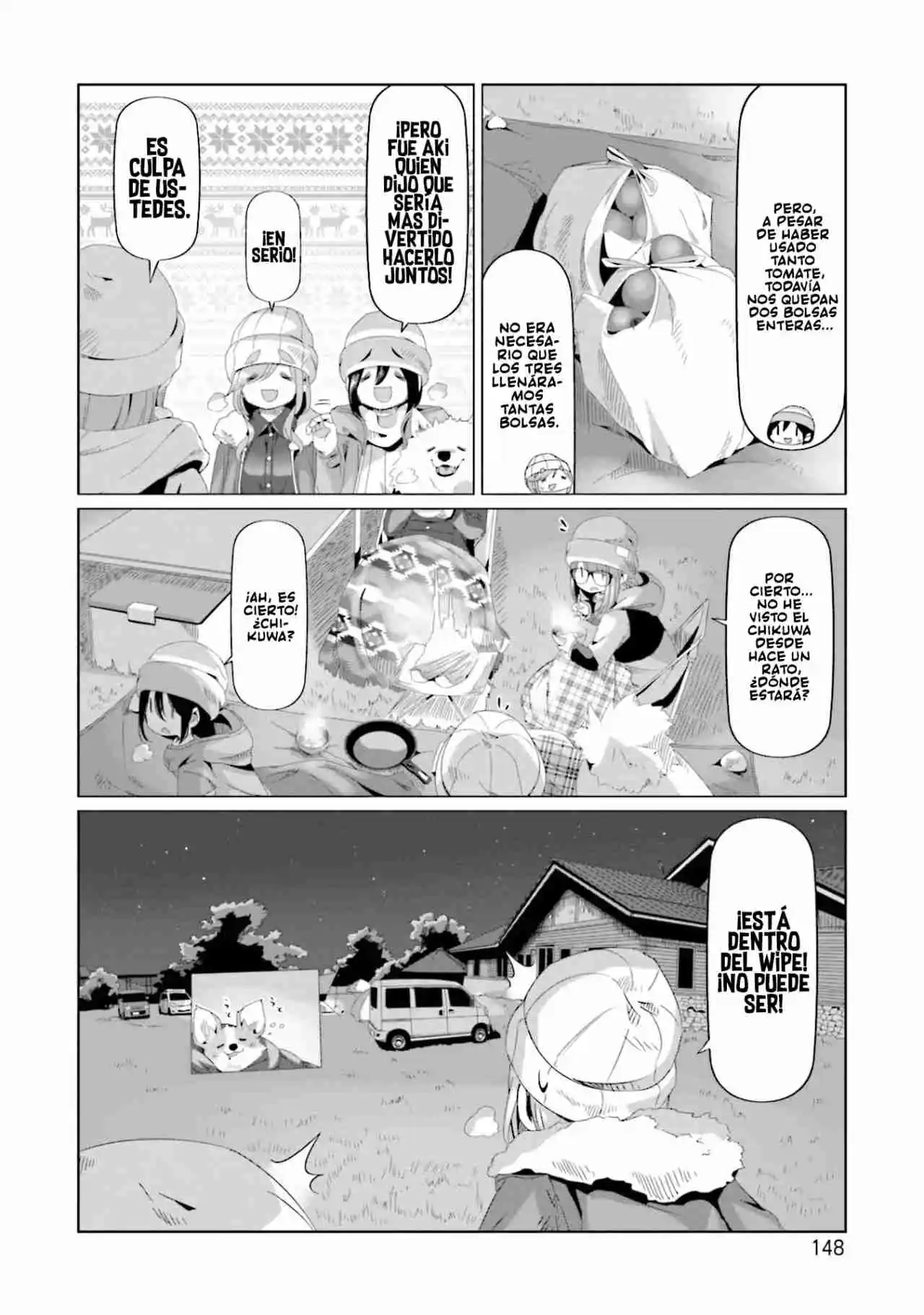 Yurucamp capítulo 69, página 18