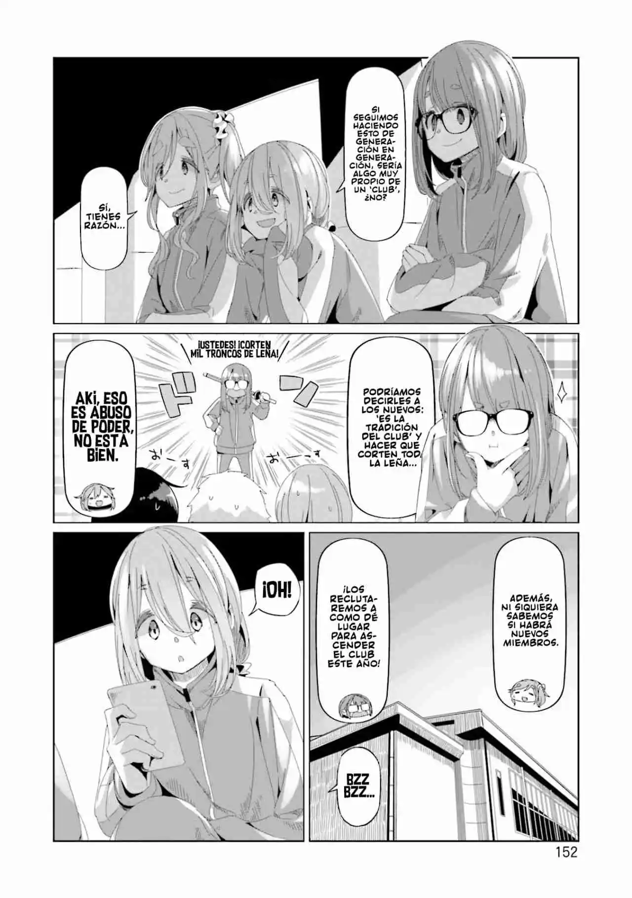 Yurucamp capítulo 69, página 22