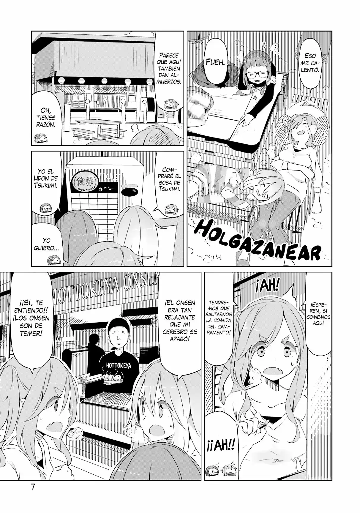 Yurucamp capítulo 7, página 9