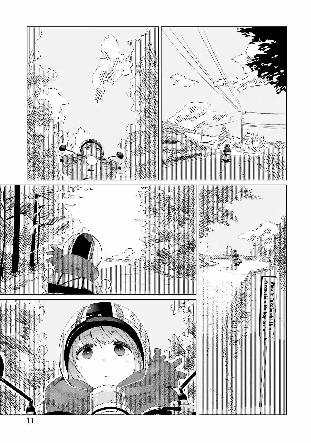 Yurucamp capítulo 7, página 13