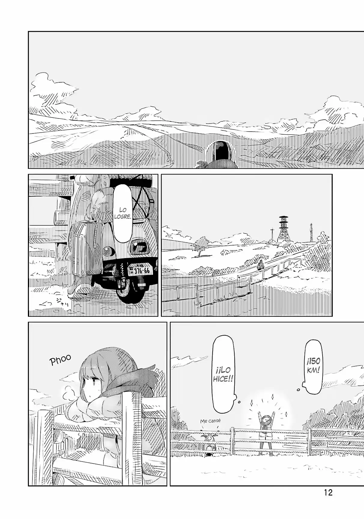 Yurucamp capítulo 7, página 14