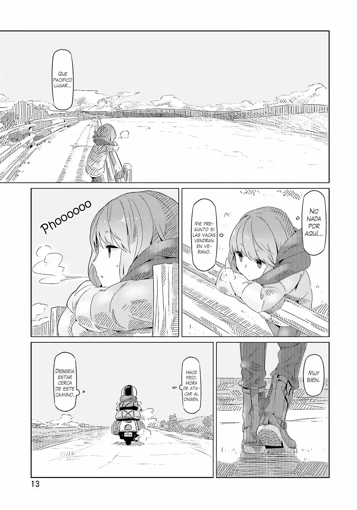 Yurucamp capítulo 7, página 15