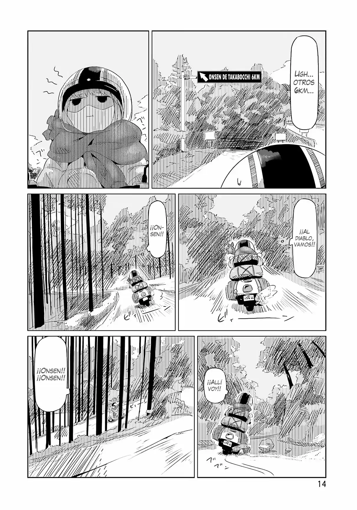 Yurucamp capítulo 7, página 16
