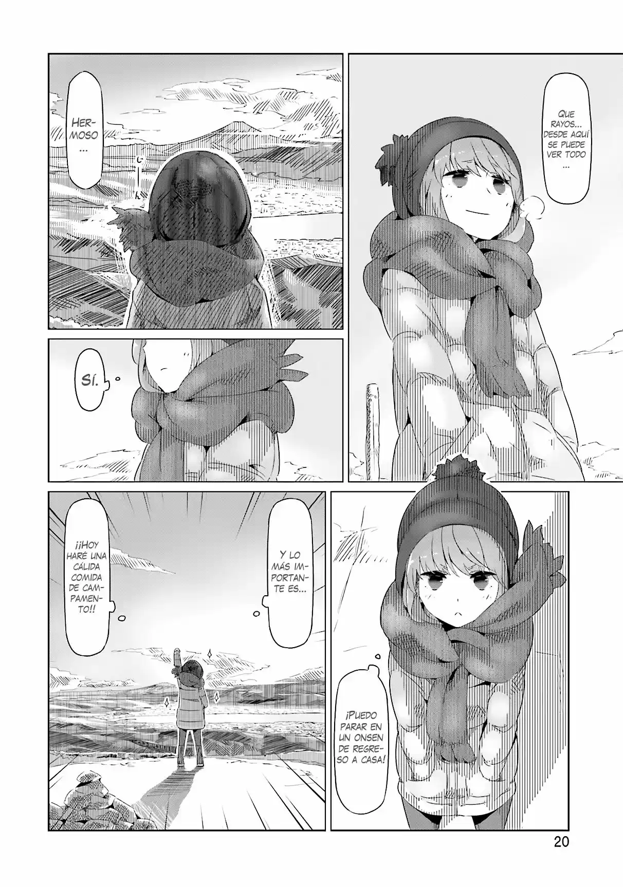 Yurucamp capítulo 7, página 21