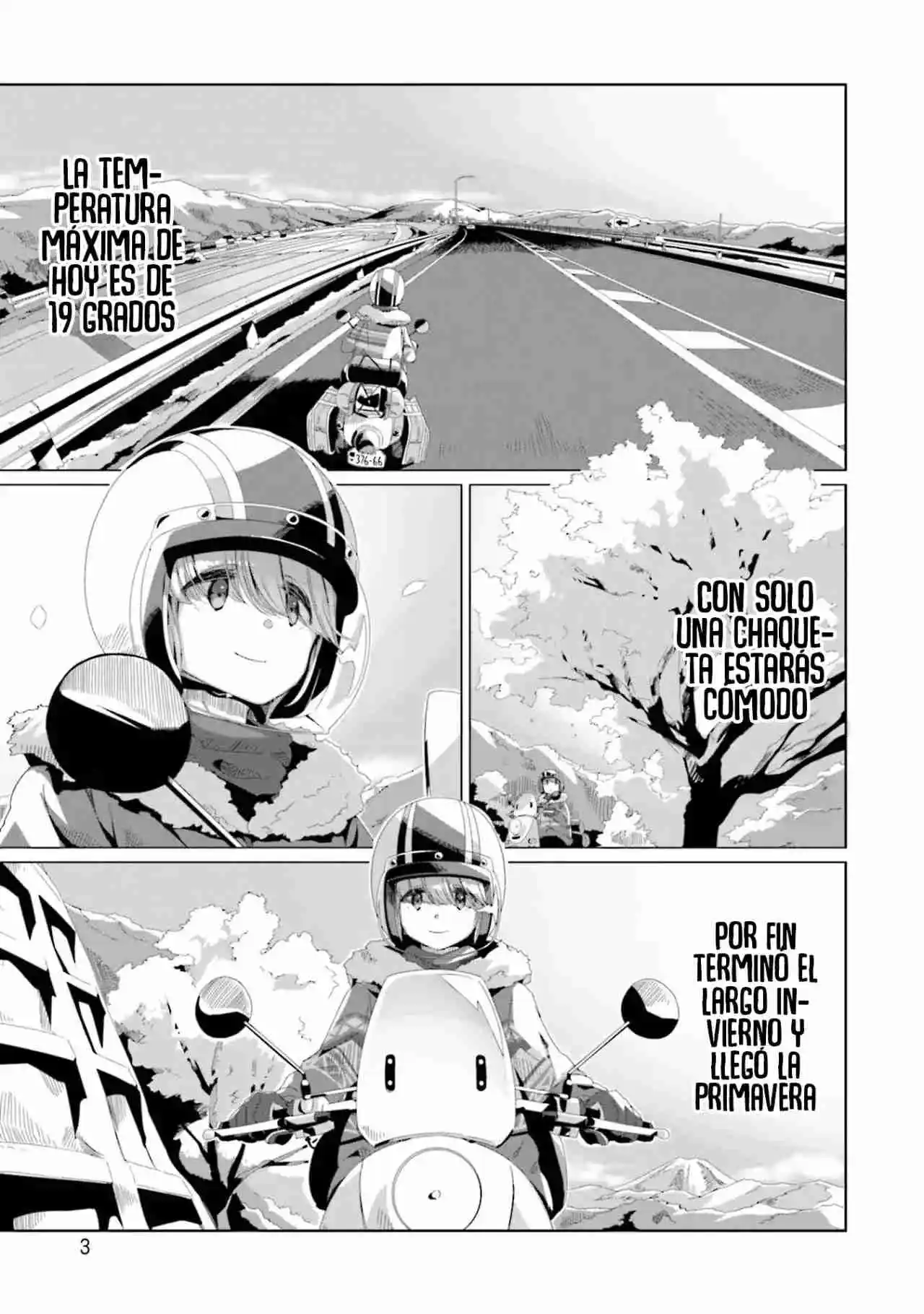 Yurucamp capítulo 70, página 8