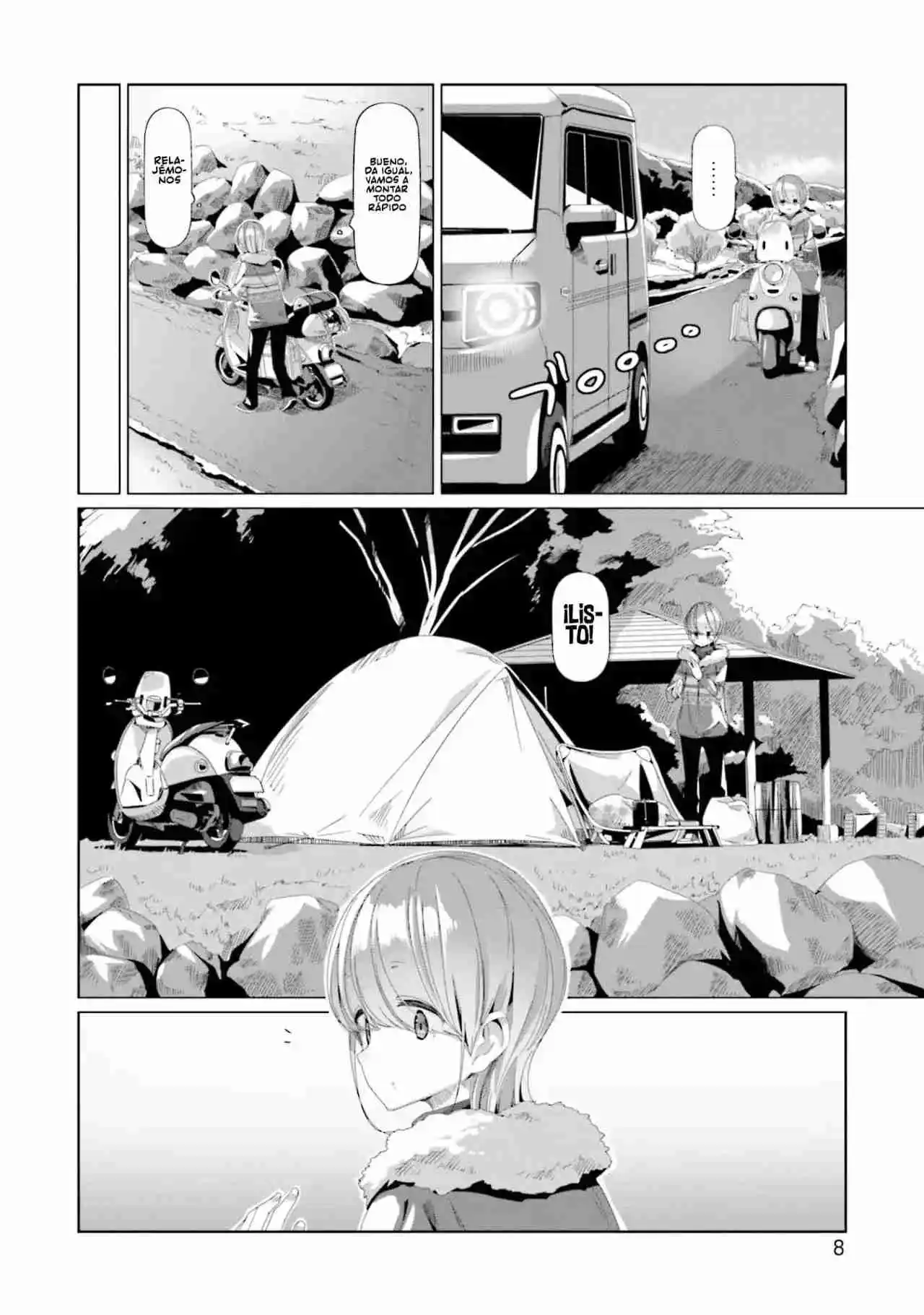 Yurucamp capítulo 70, página 13