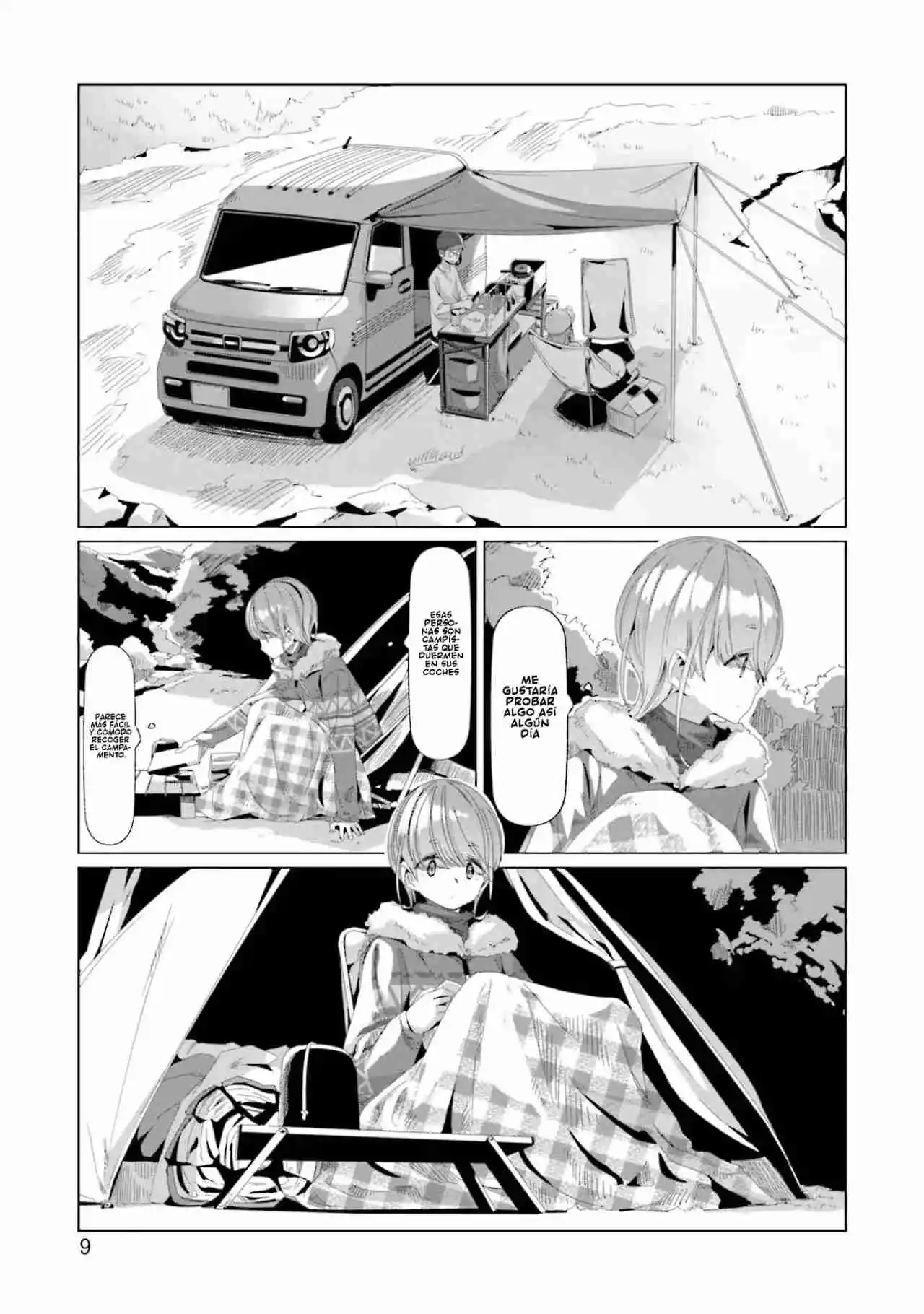 Yurucamp capítulo 70, página 14