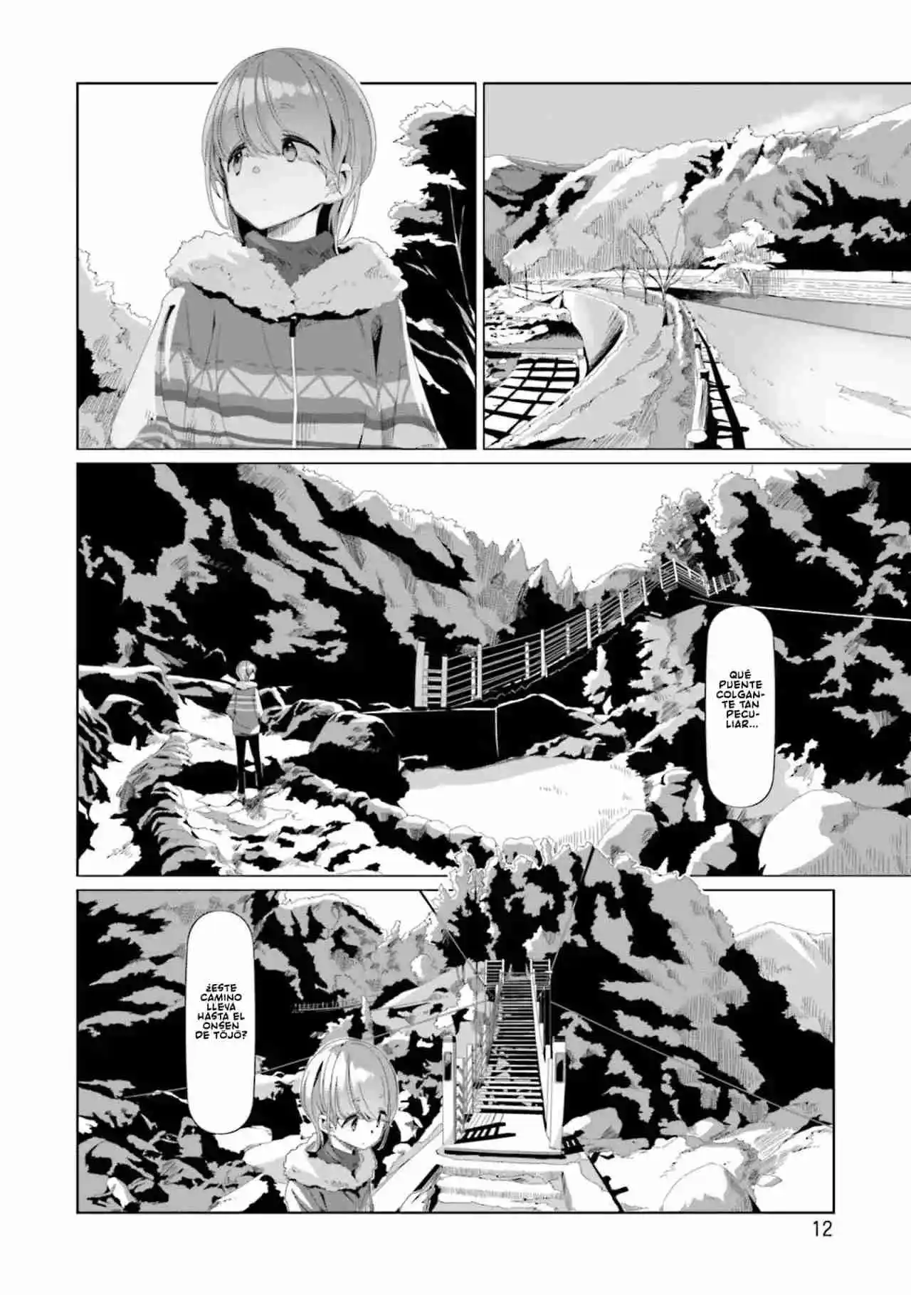 Yurucamp capítulo 70, página 17
