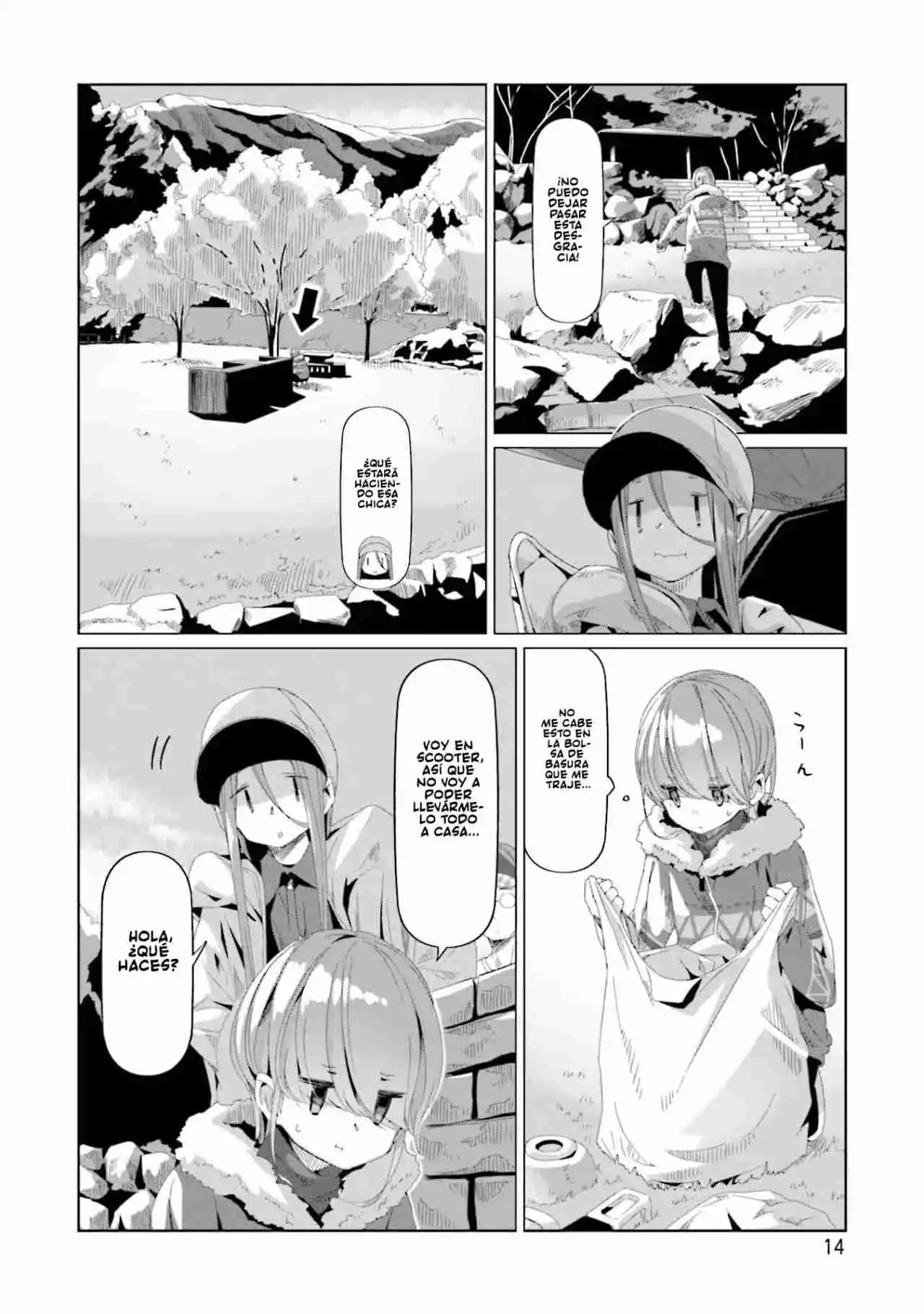 Yurucamp capítulo 70, página 19
