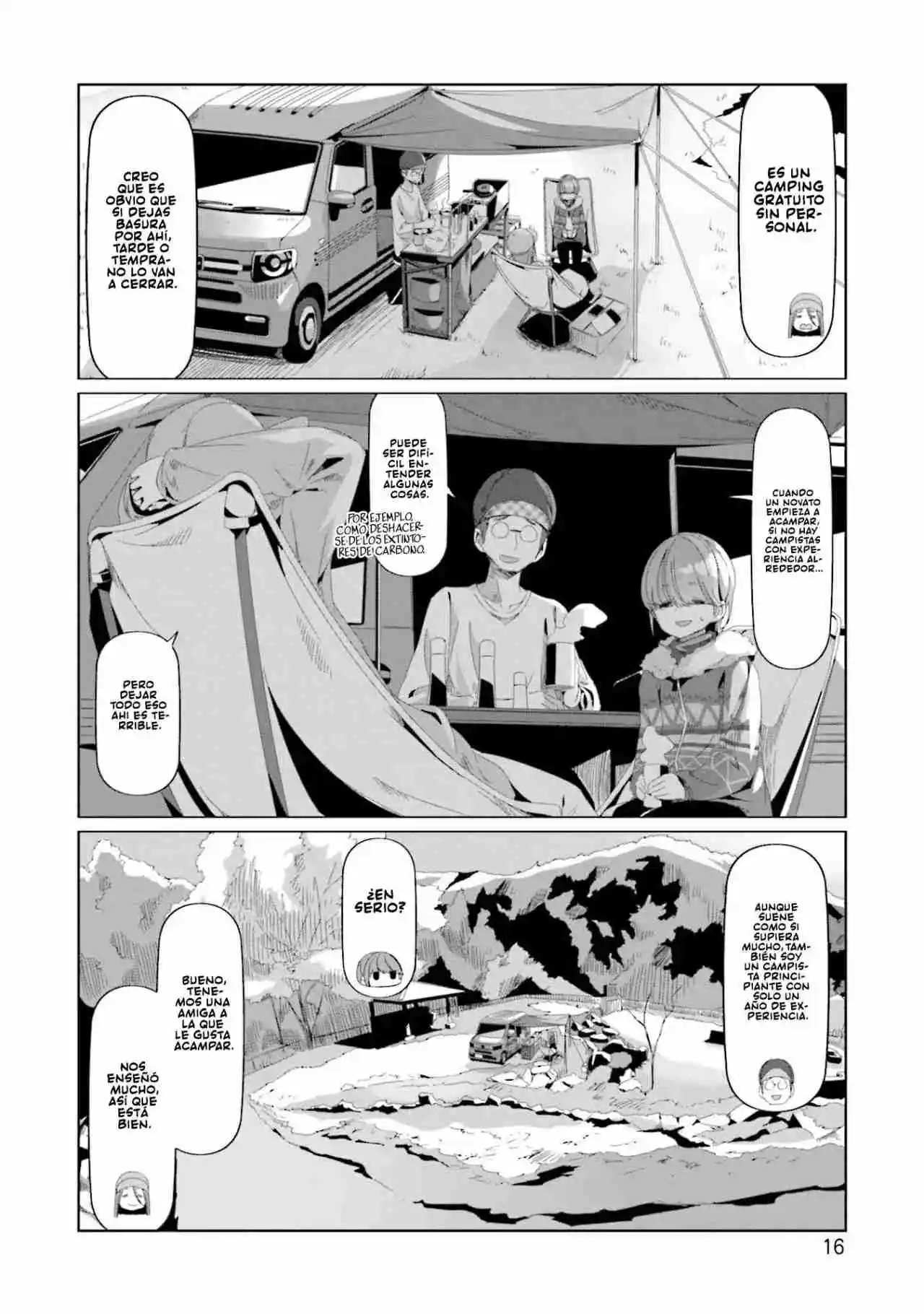 Yurucamp capítulo 70, página 21