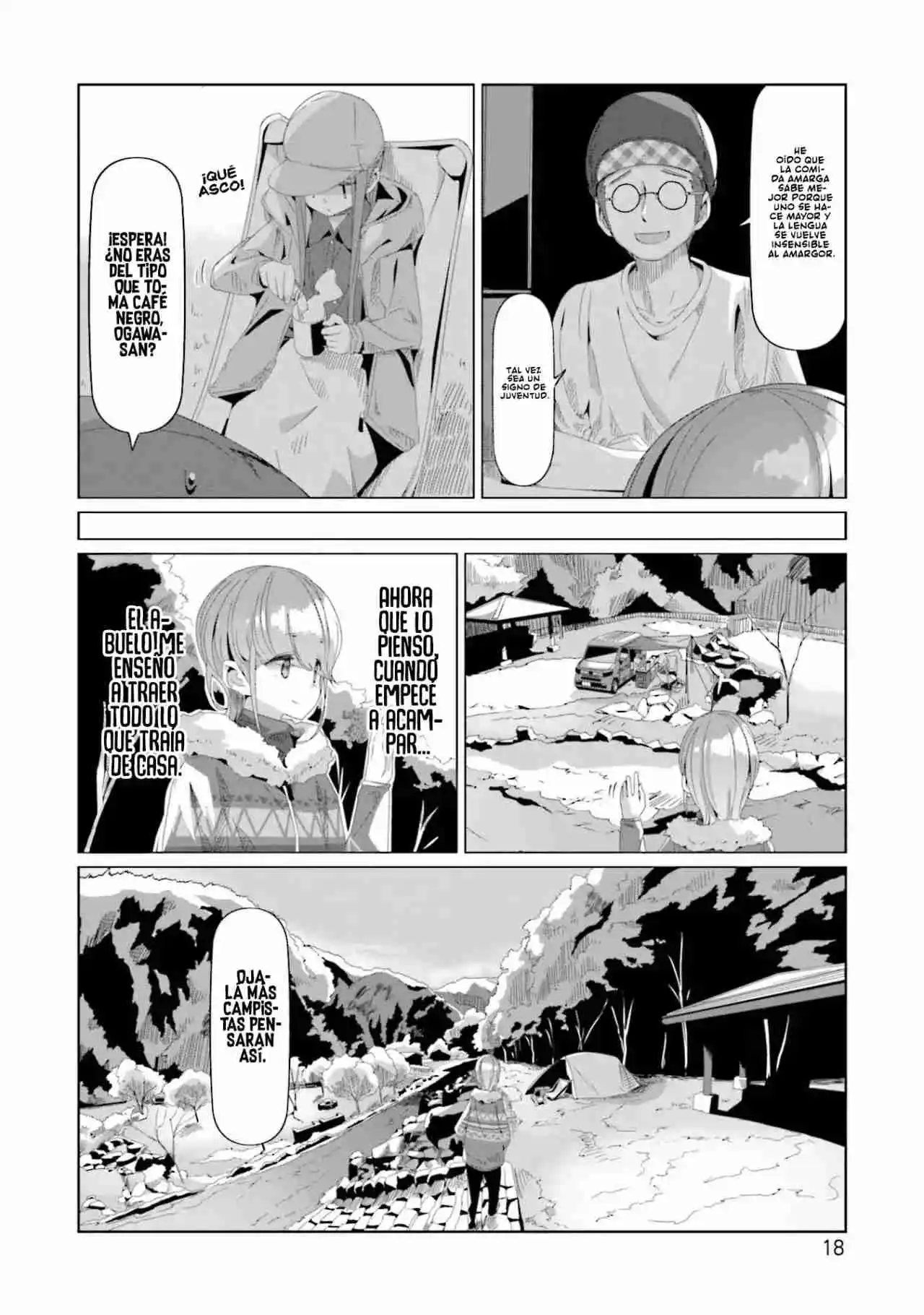 Yurucamp capítulo 70, página 23