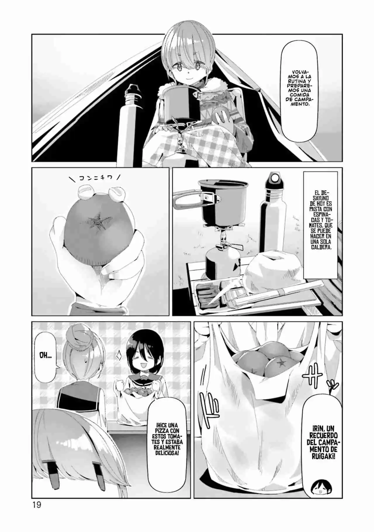Yurucamp capítulo 70, página 24