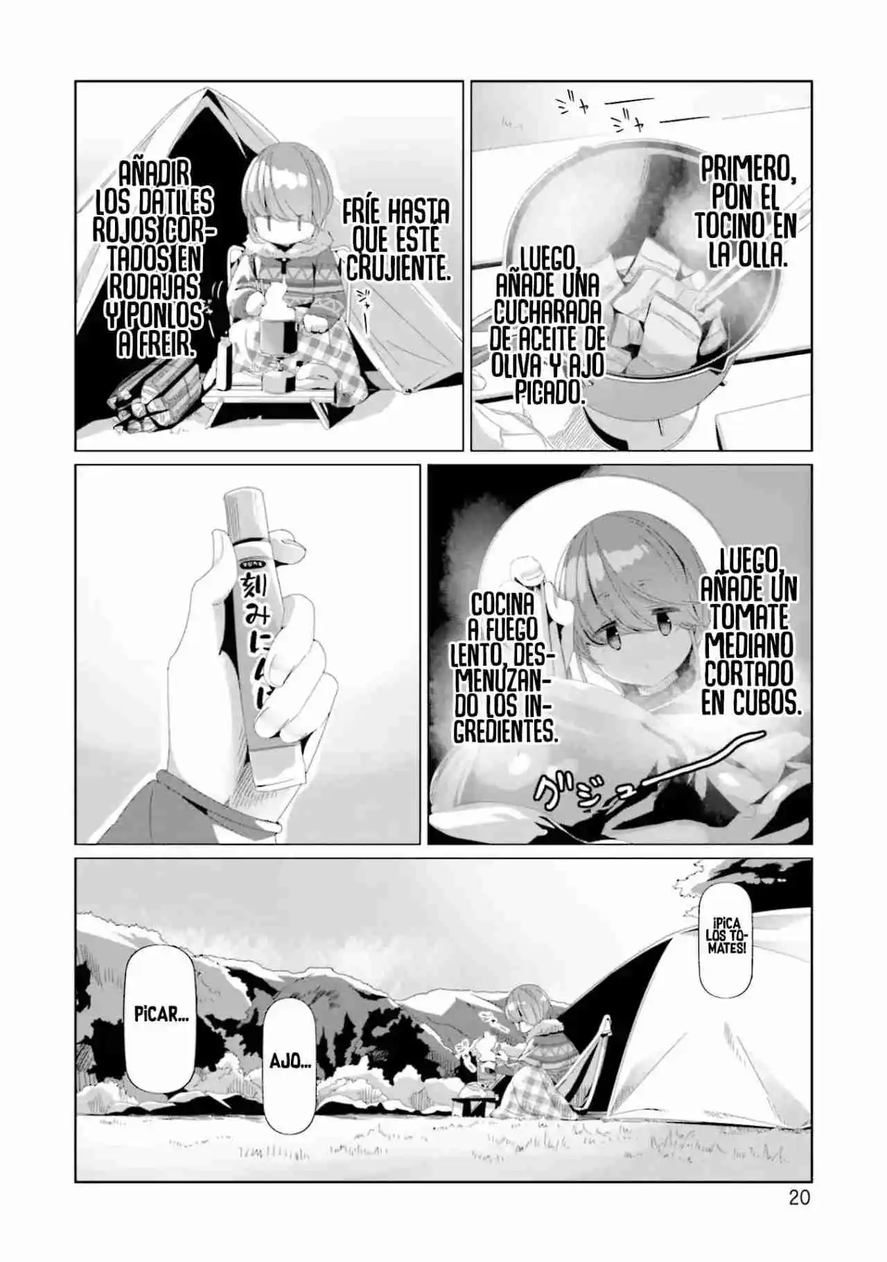 Yurucamp capítulo 70, página 25