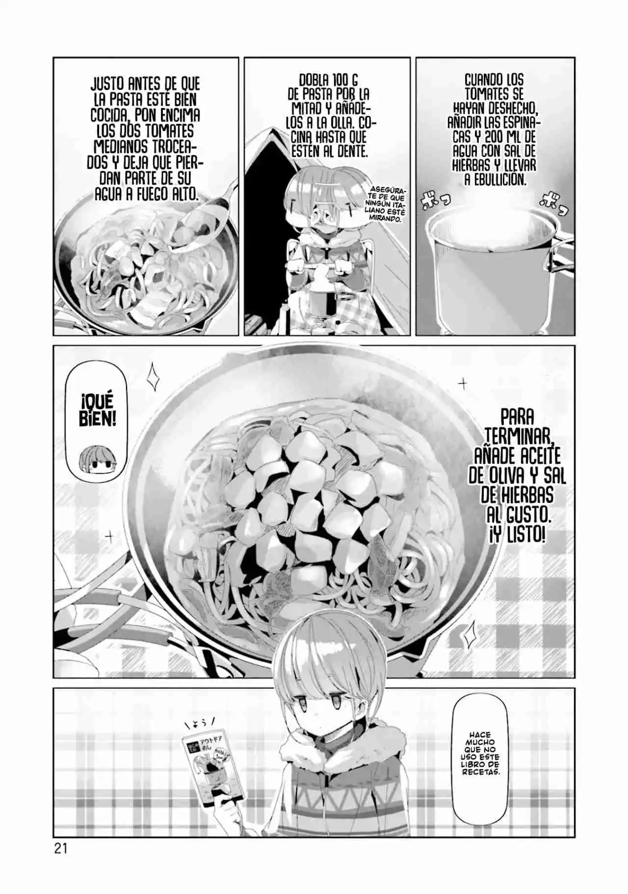 Yurucamp capítulo 70, página 26