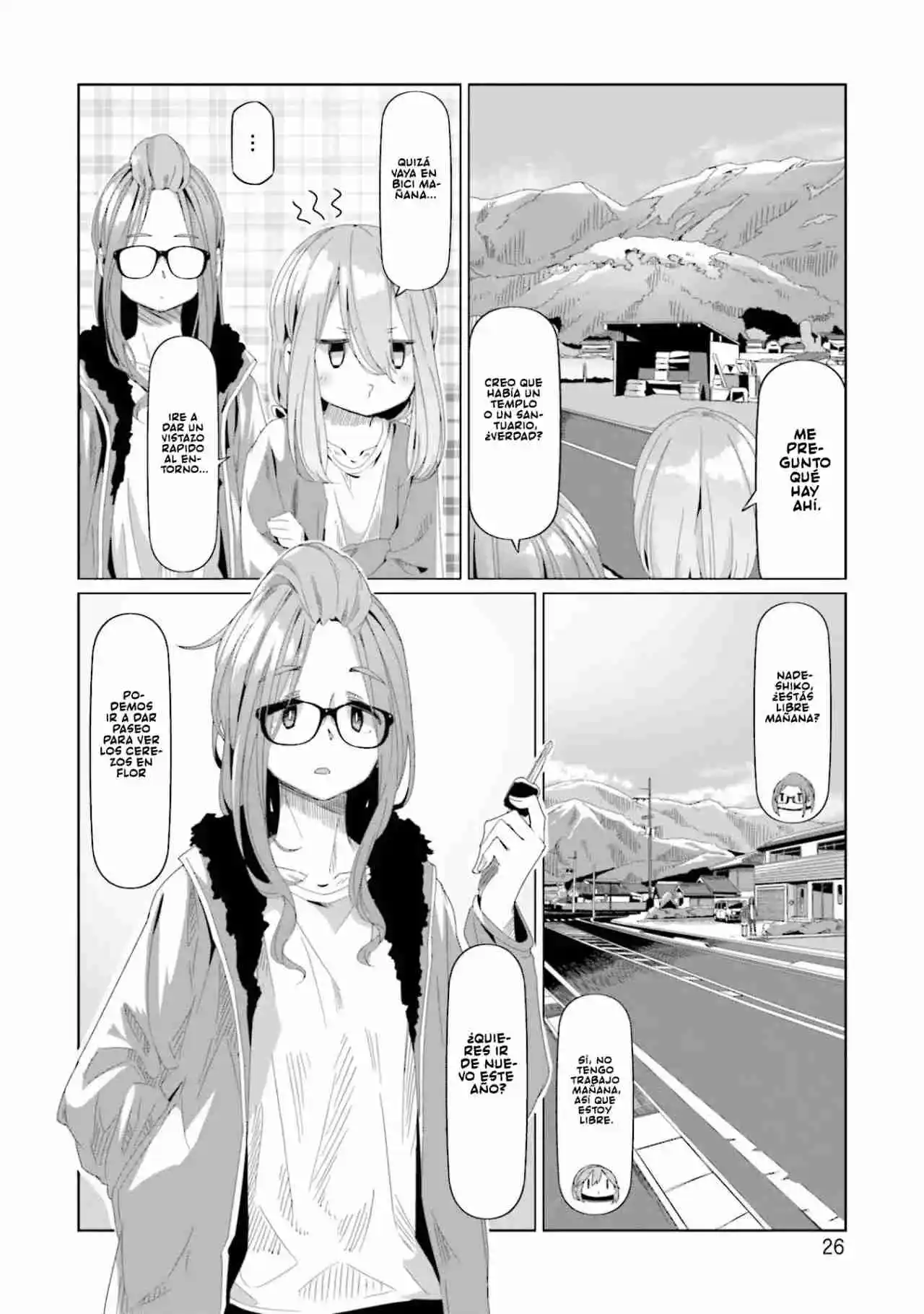 Yurucamp capítulo 70, página 31