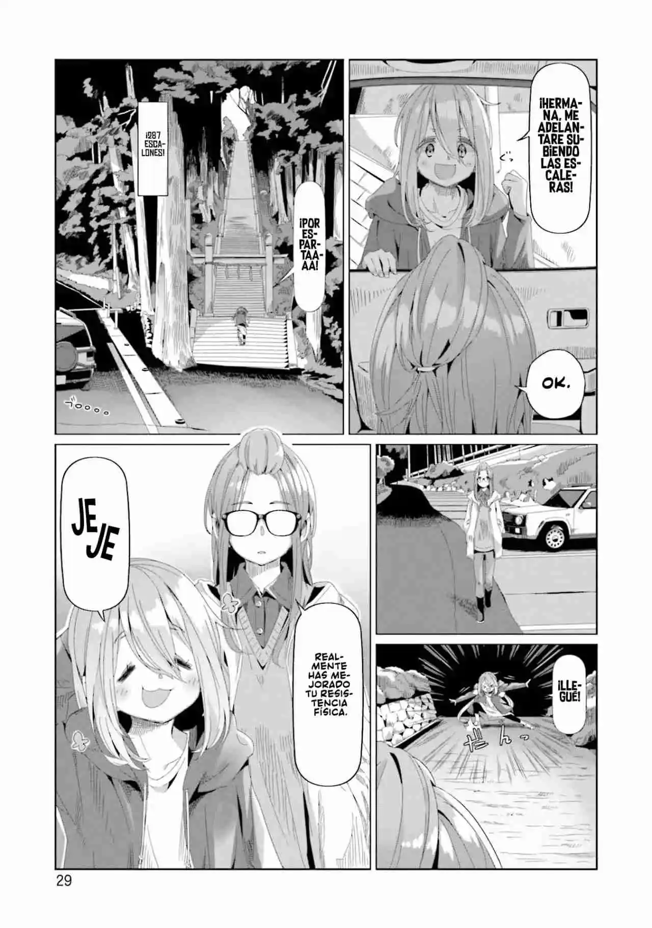 Yurucamp capítulo 71, página 4