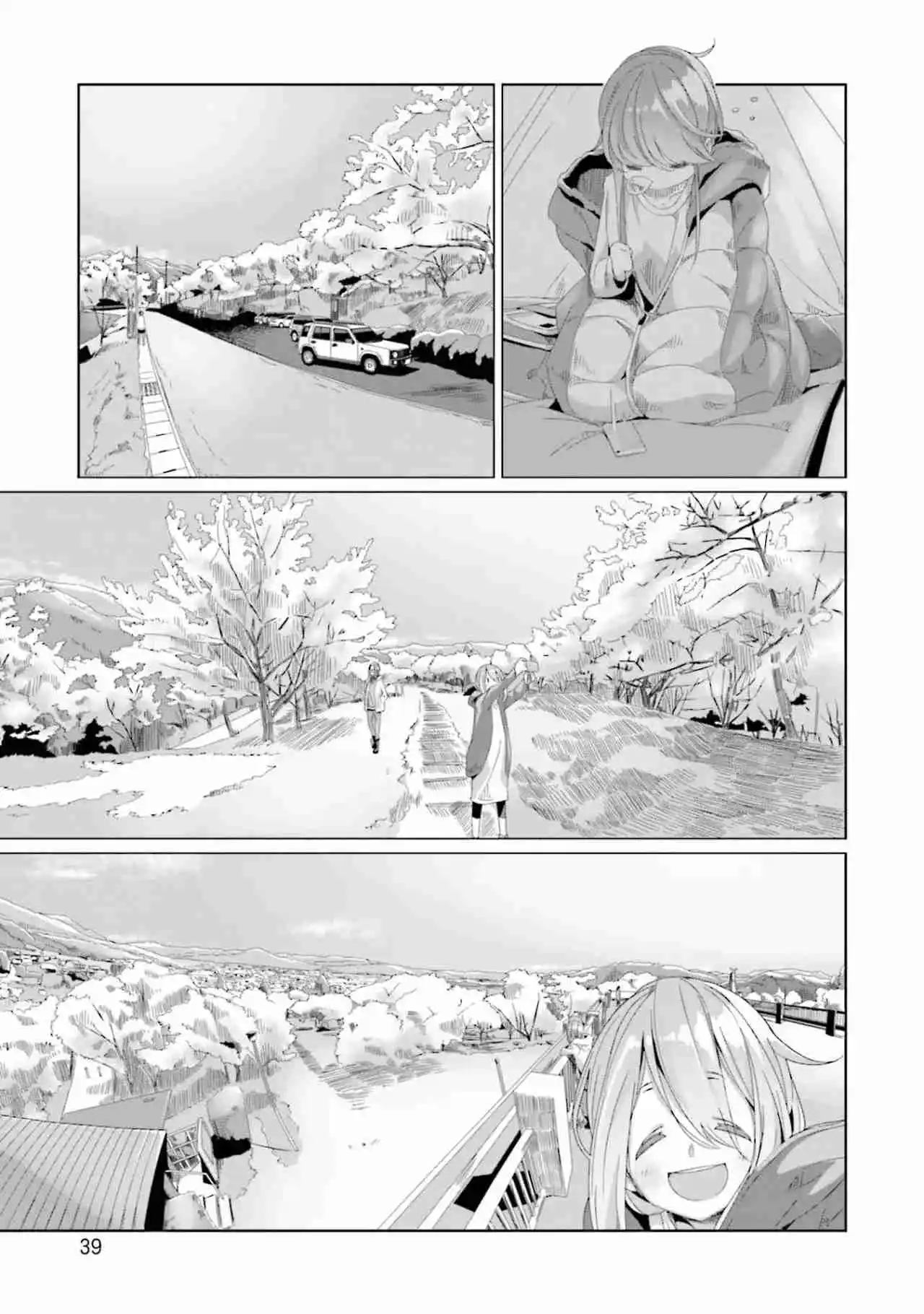Yurucamp capítulo 71, página 14